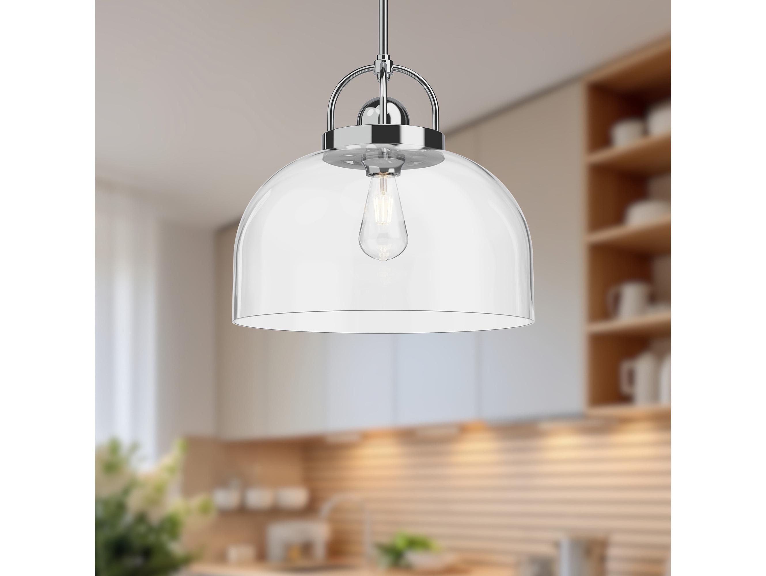 Alora Mood Lancaster 1-Light Chrome Pendant