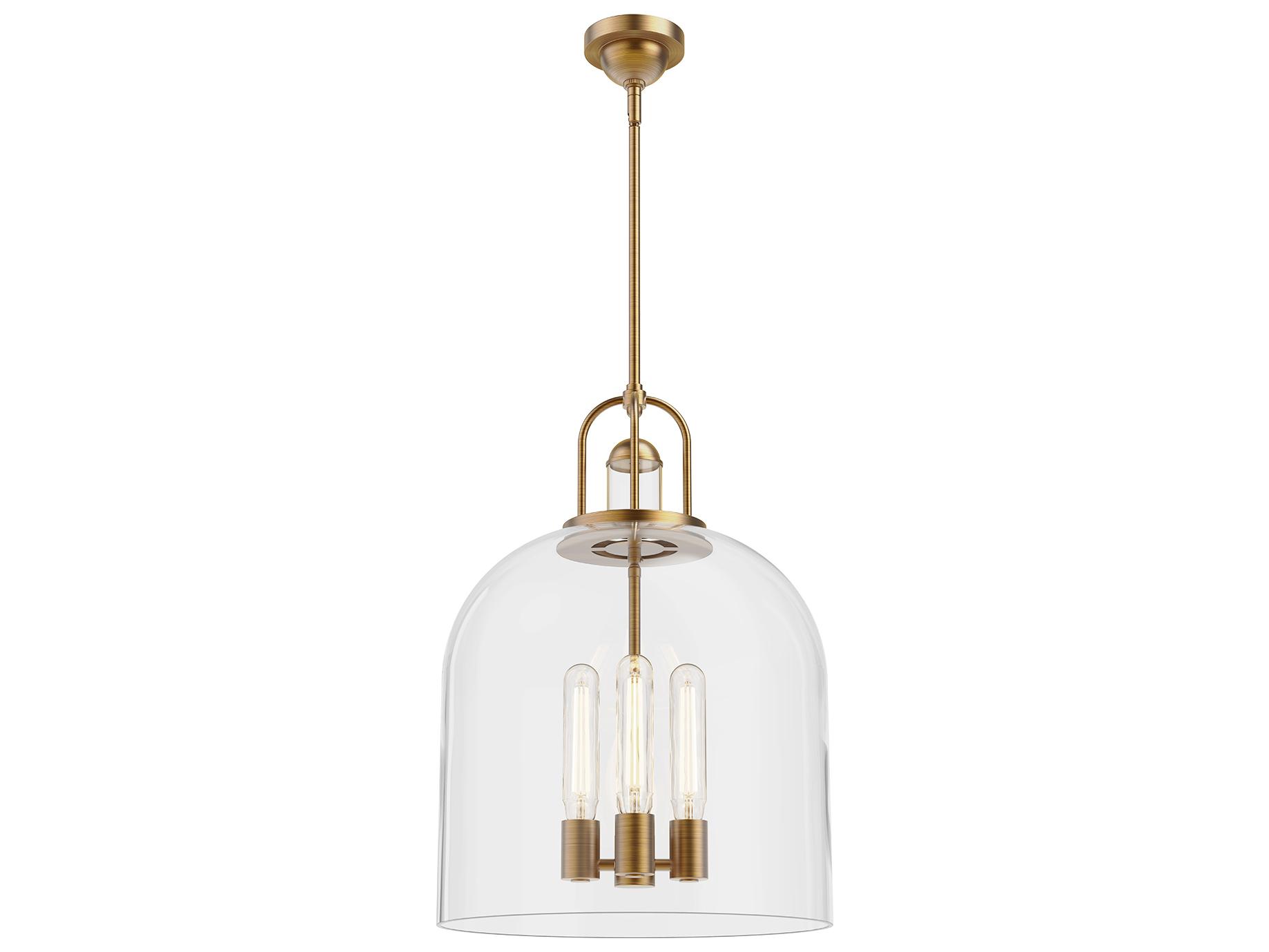 Alora Mood Lancaster 4-Light Aged Gold Pendant
