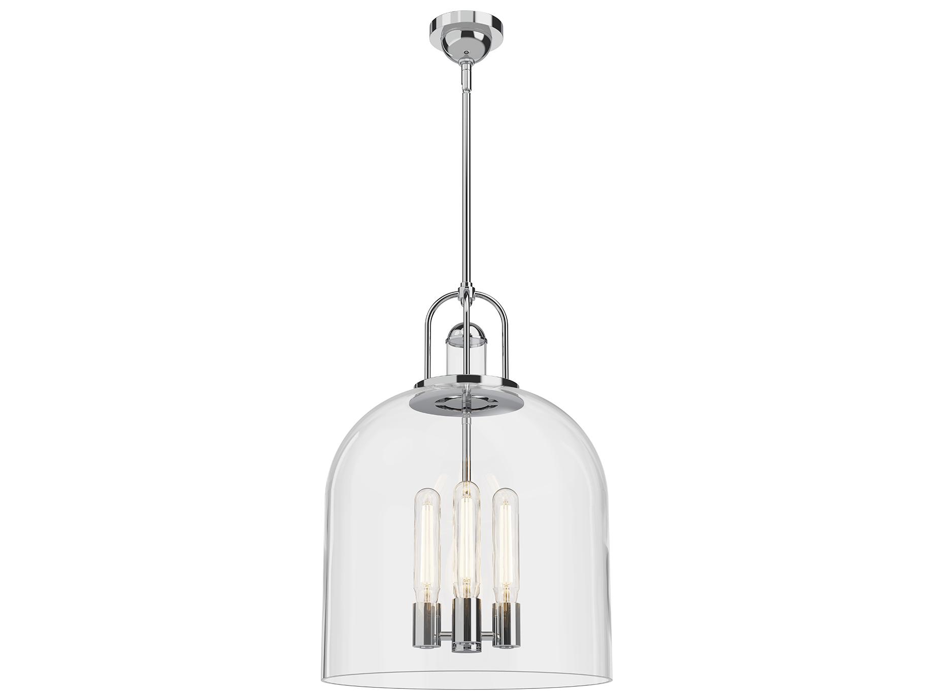 Alora Mood Lancaster 4-Light Chrome Pendant
