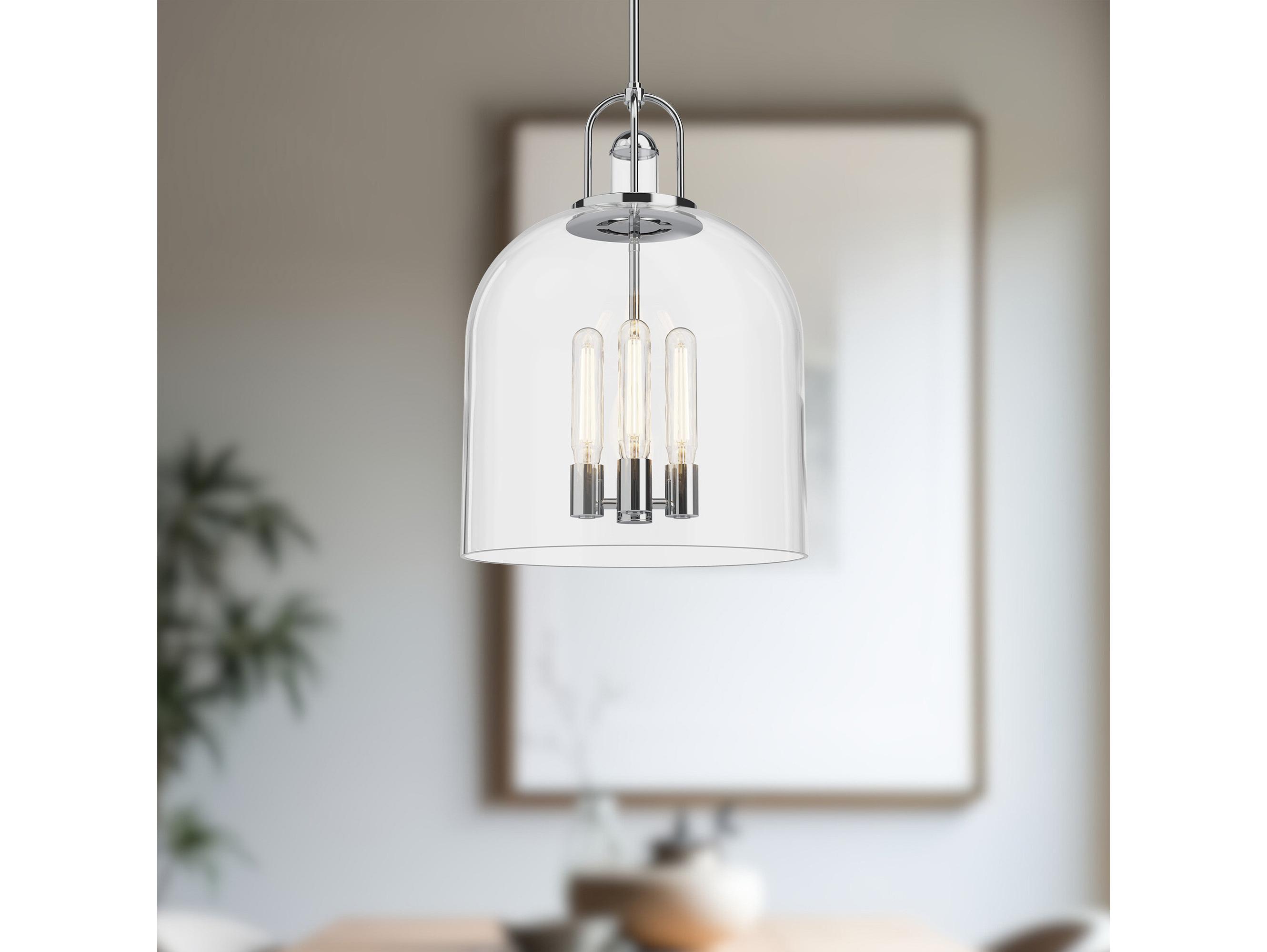 Alora Mood Lancaster 4-Light Chrome Pendant