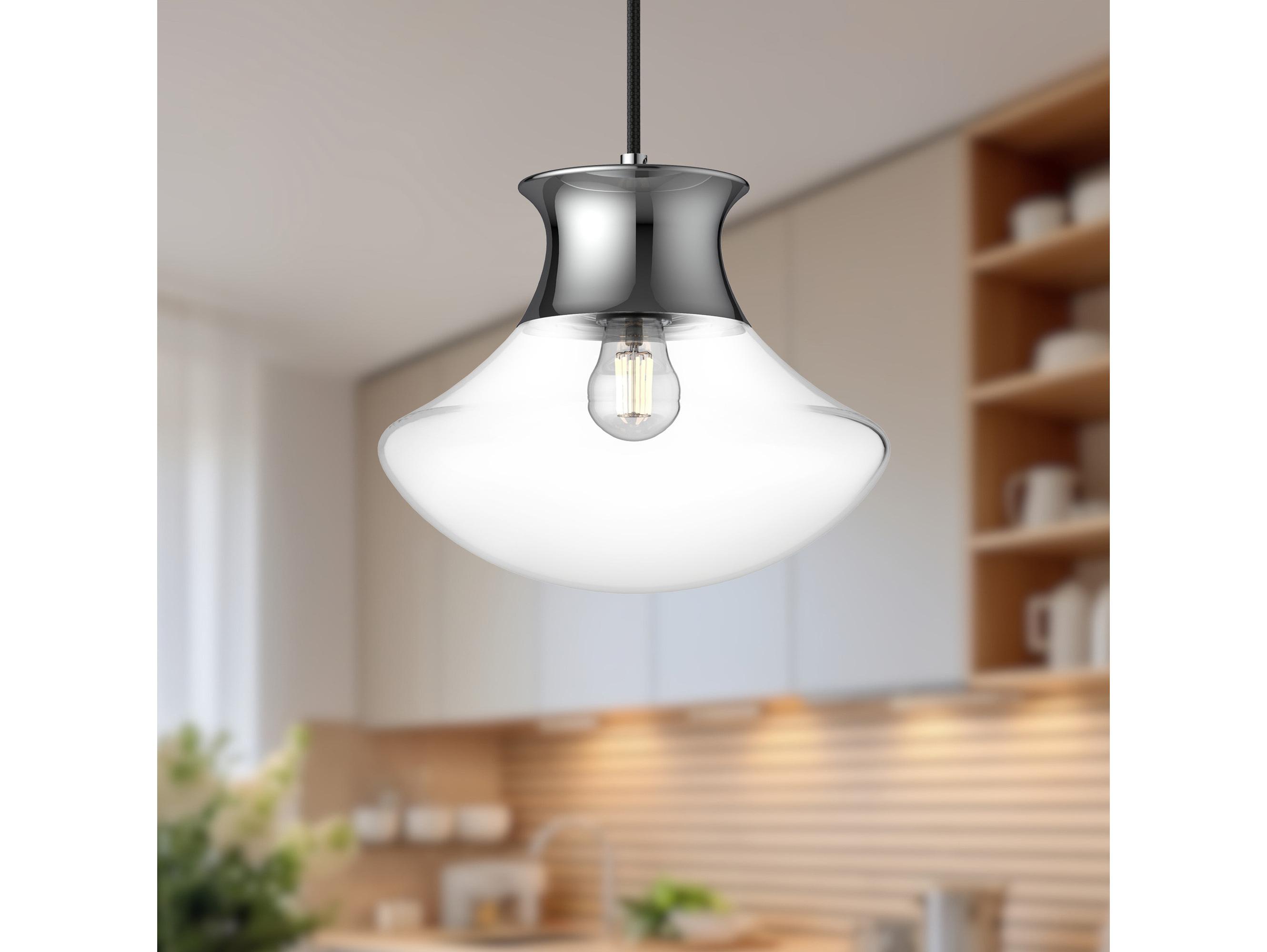 Alora Mood Marcel 1-Light Chrome Mini Pendant