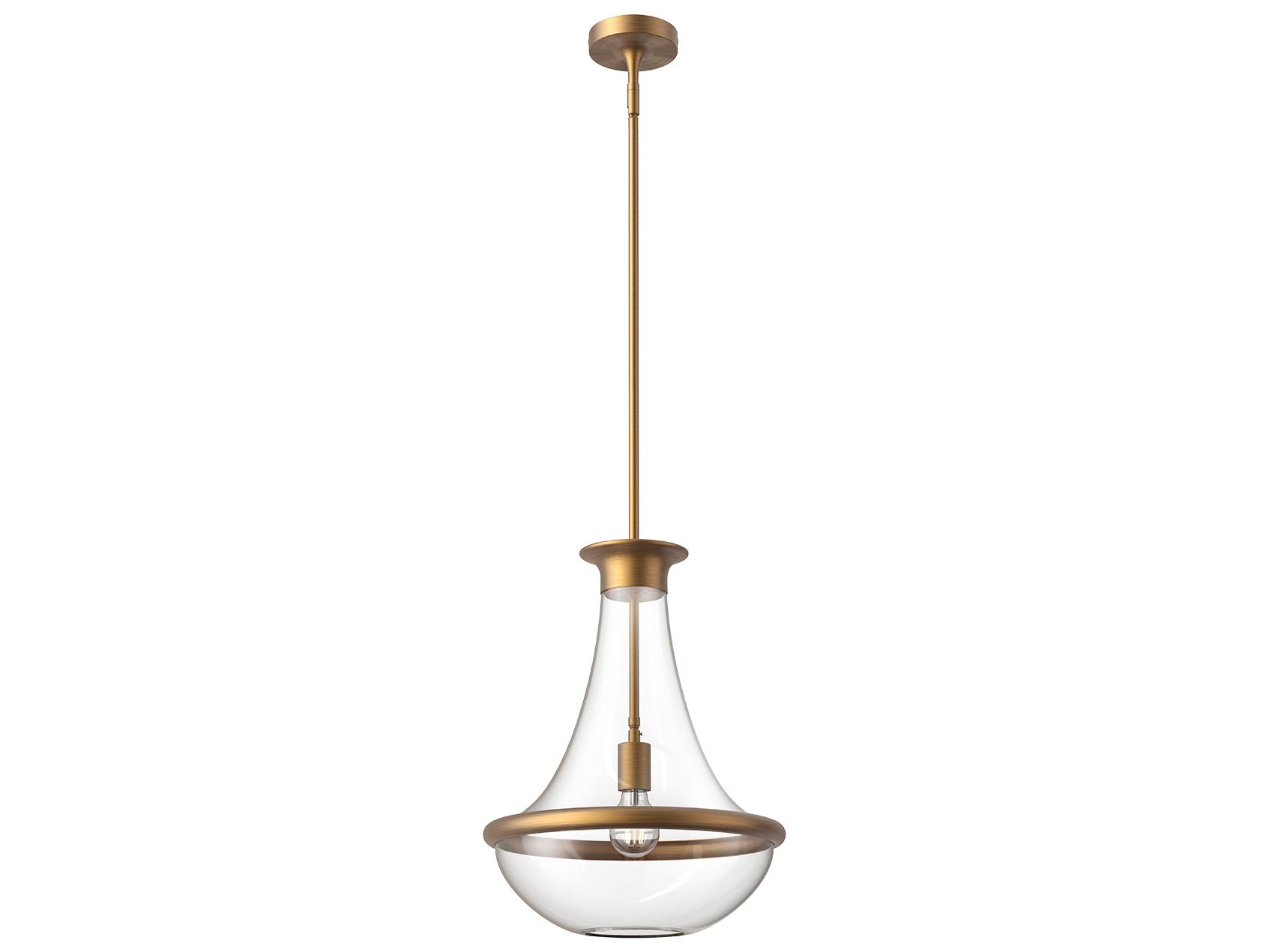Alora Mood Marcel 1-Light Aged Gold Mini Pendant