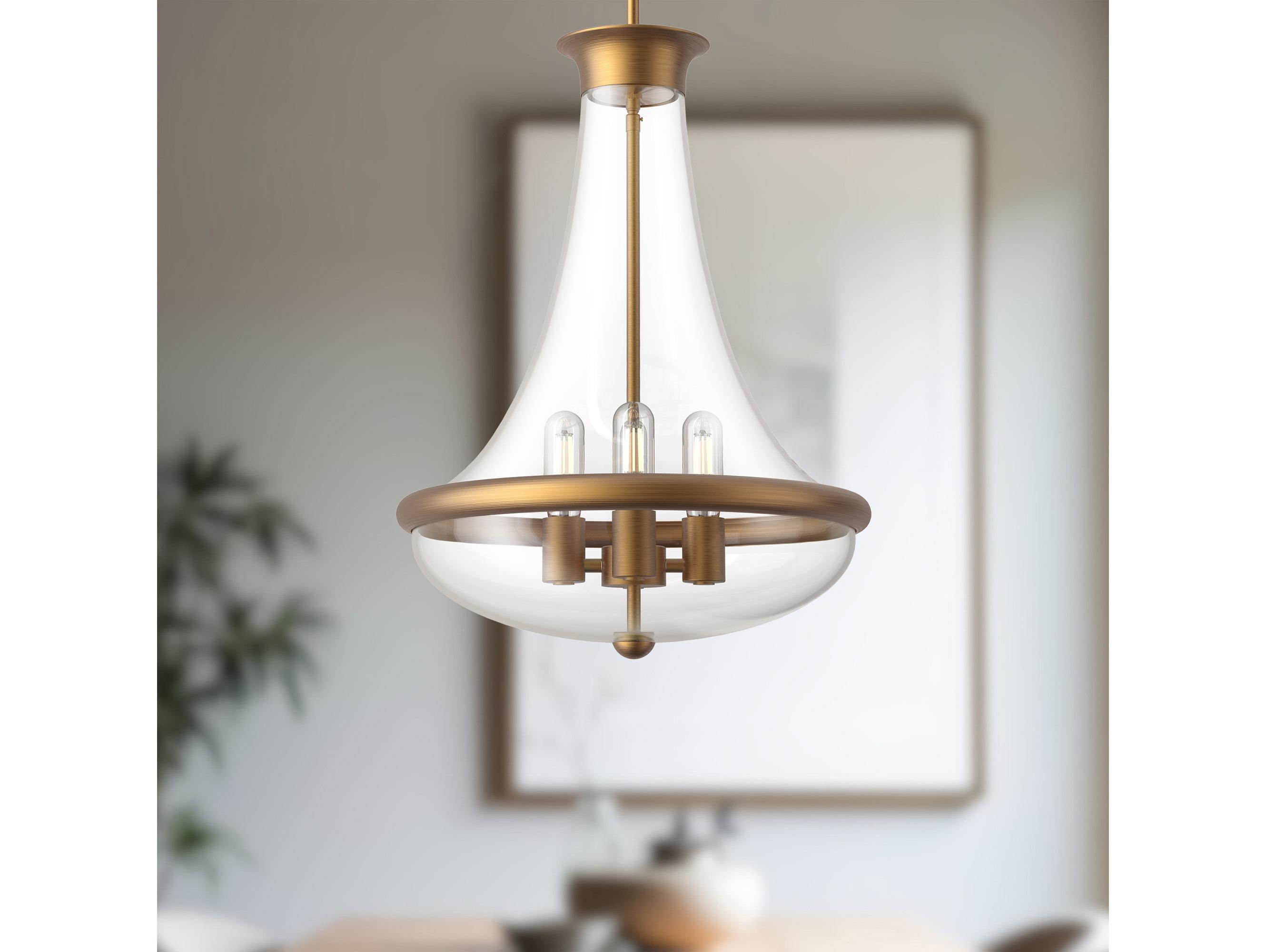 Alora Mood Marcel 4-Light Aged Gold Pendant