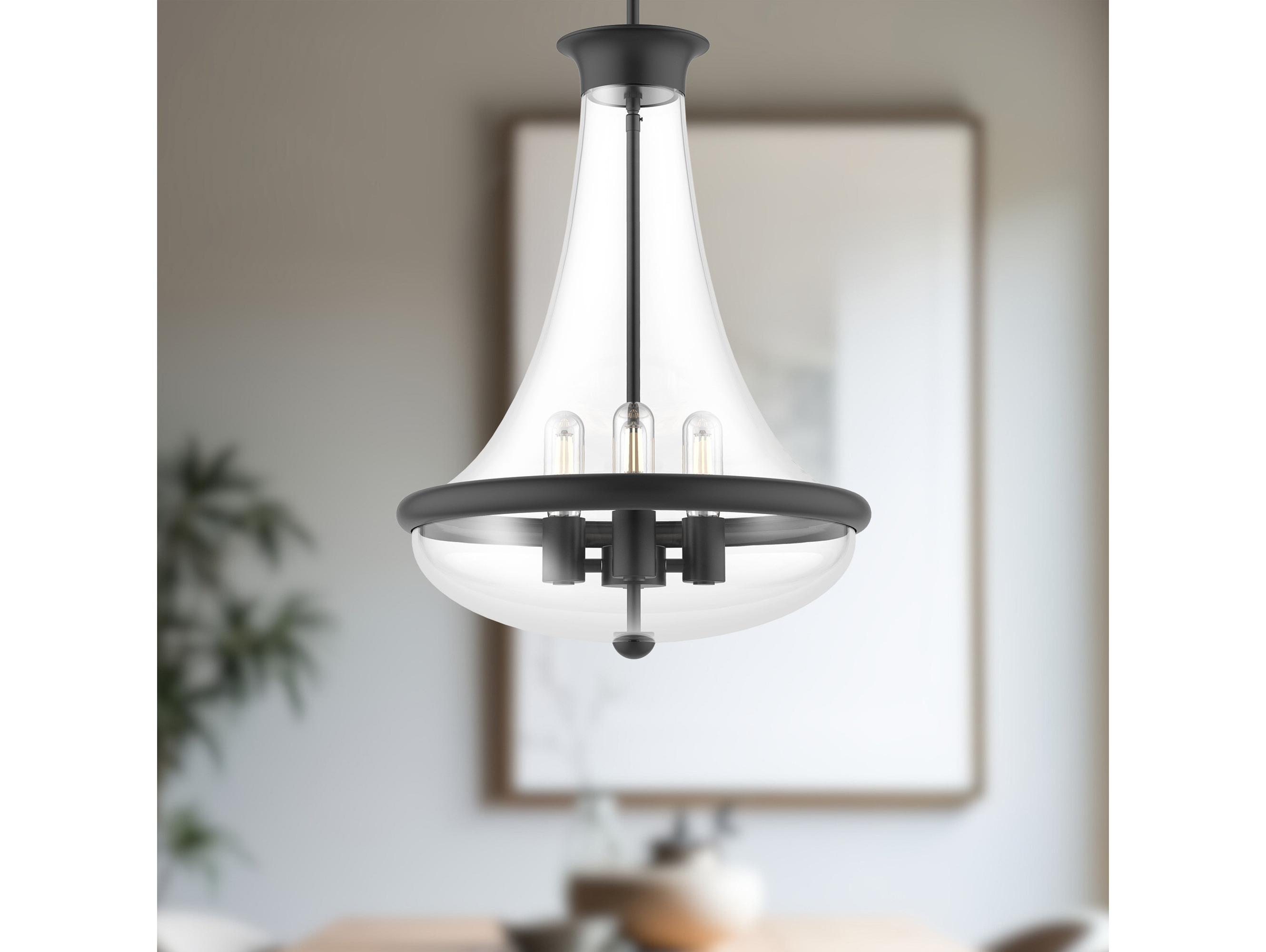 Alora Mood Marcel 4-Light Matte Black Pendant