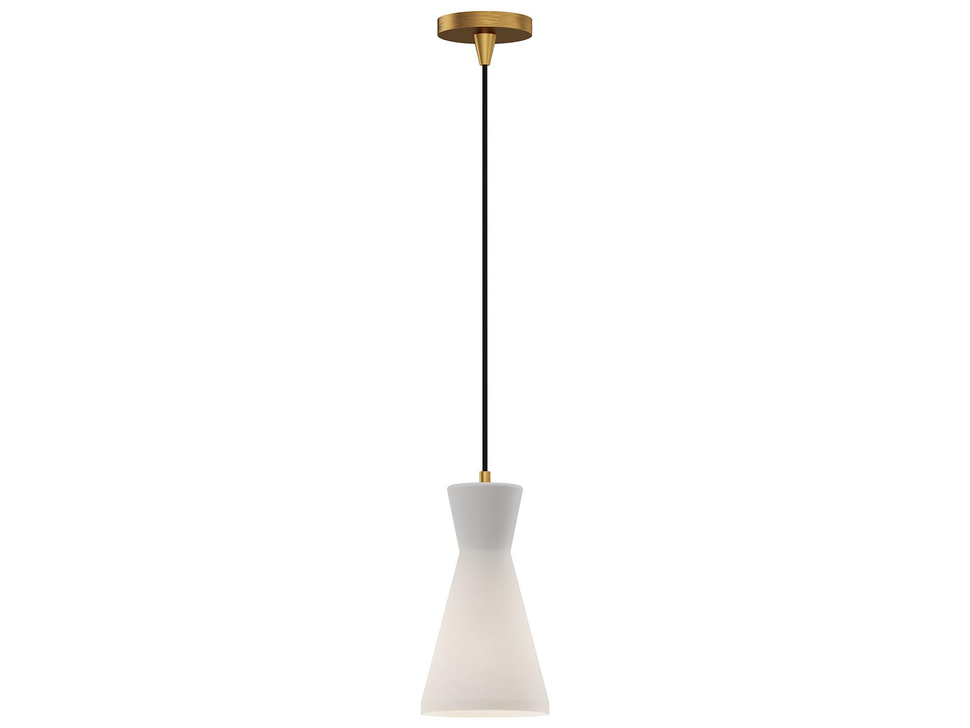 Alora Mood Betty 1-Light Aged Gold Geometric Mini Pendant
