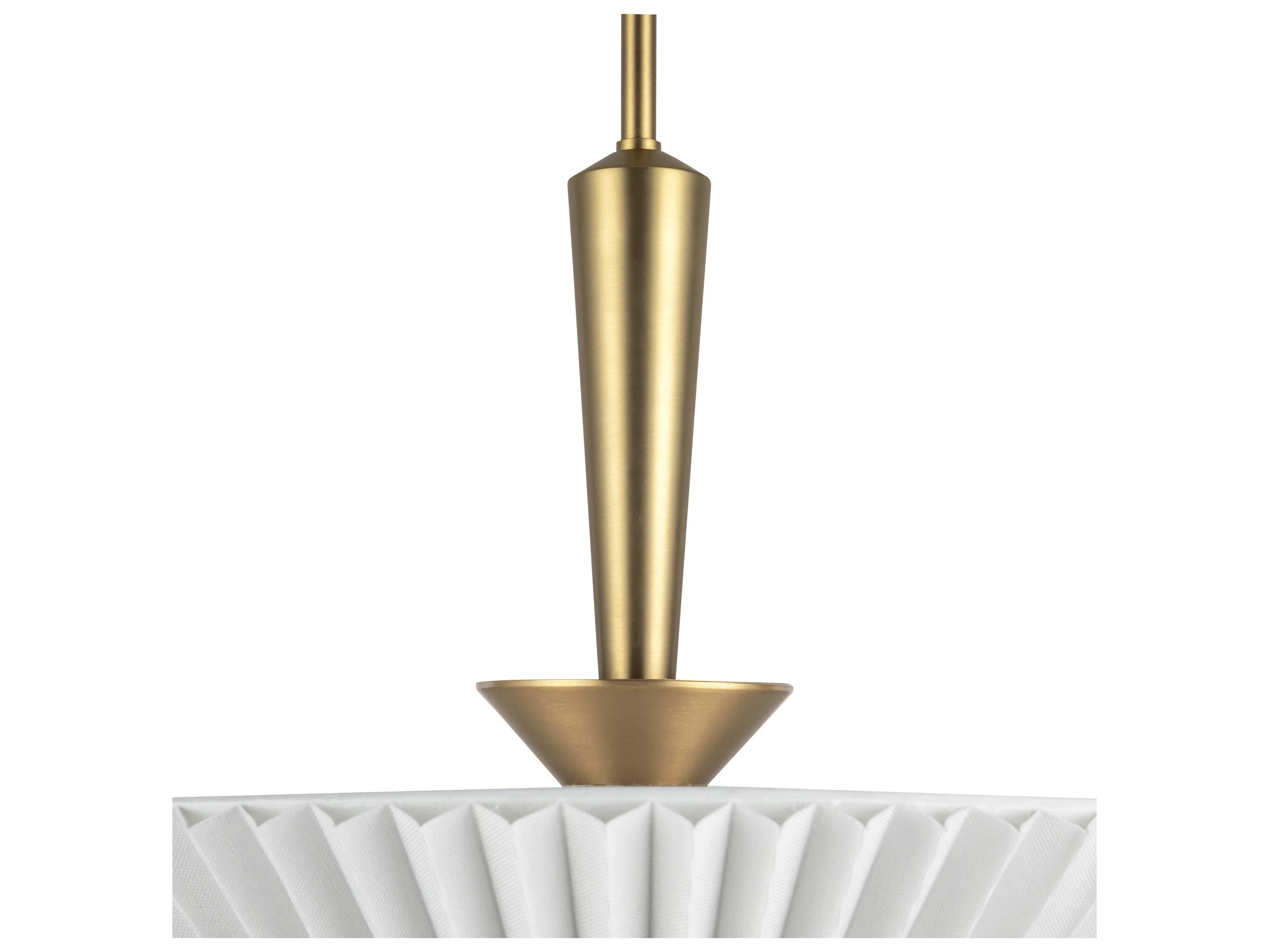 Alora Mood Bridgette 1-Light Brushed Gold Pendant