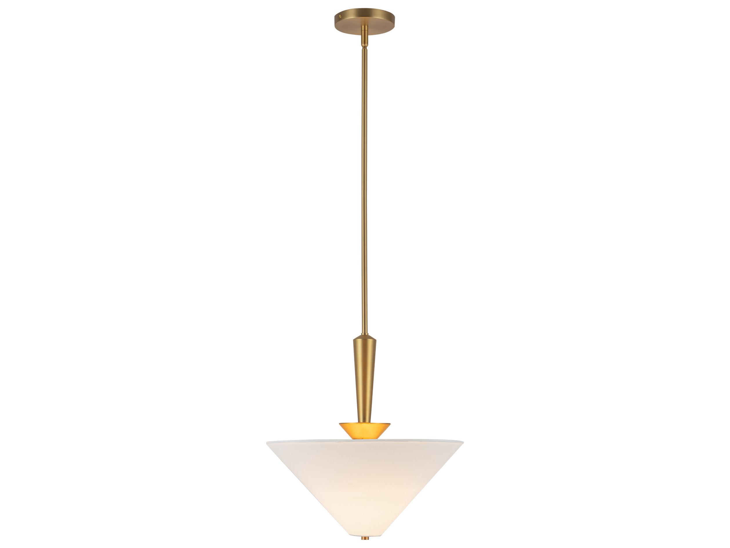 Alora Mood Bridgette 1-Light Brushed Gold Pendant