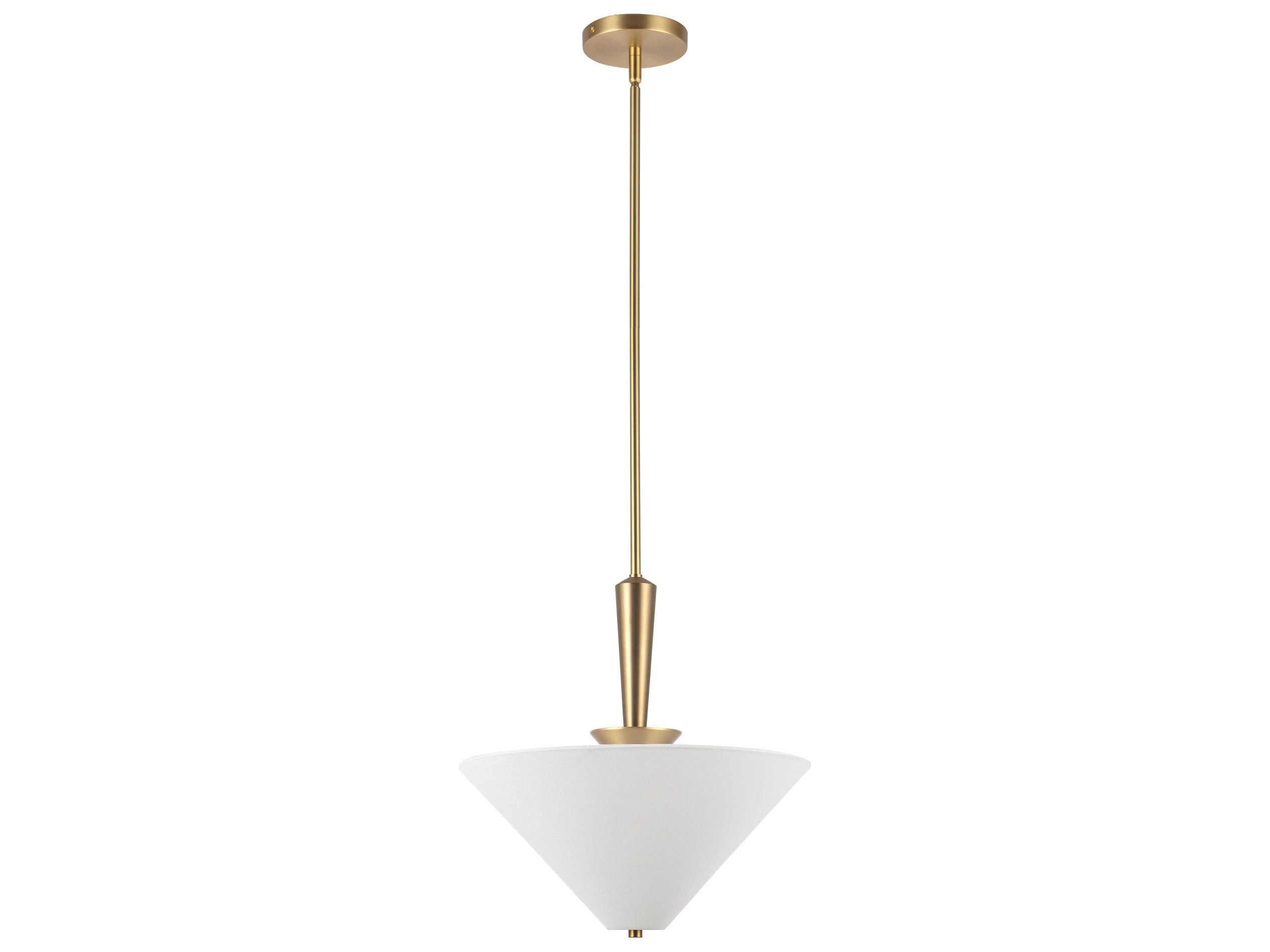 Alora Mood Bridgette 1-Light Brushed Gold Pendant