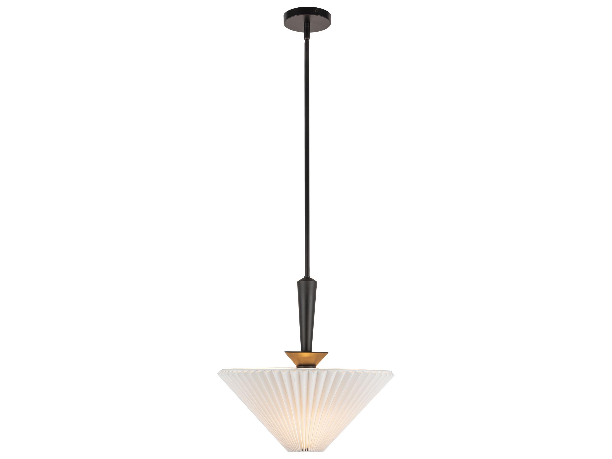 Alora Mood Bridgette 1-Light Matte Black Pendant