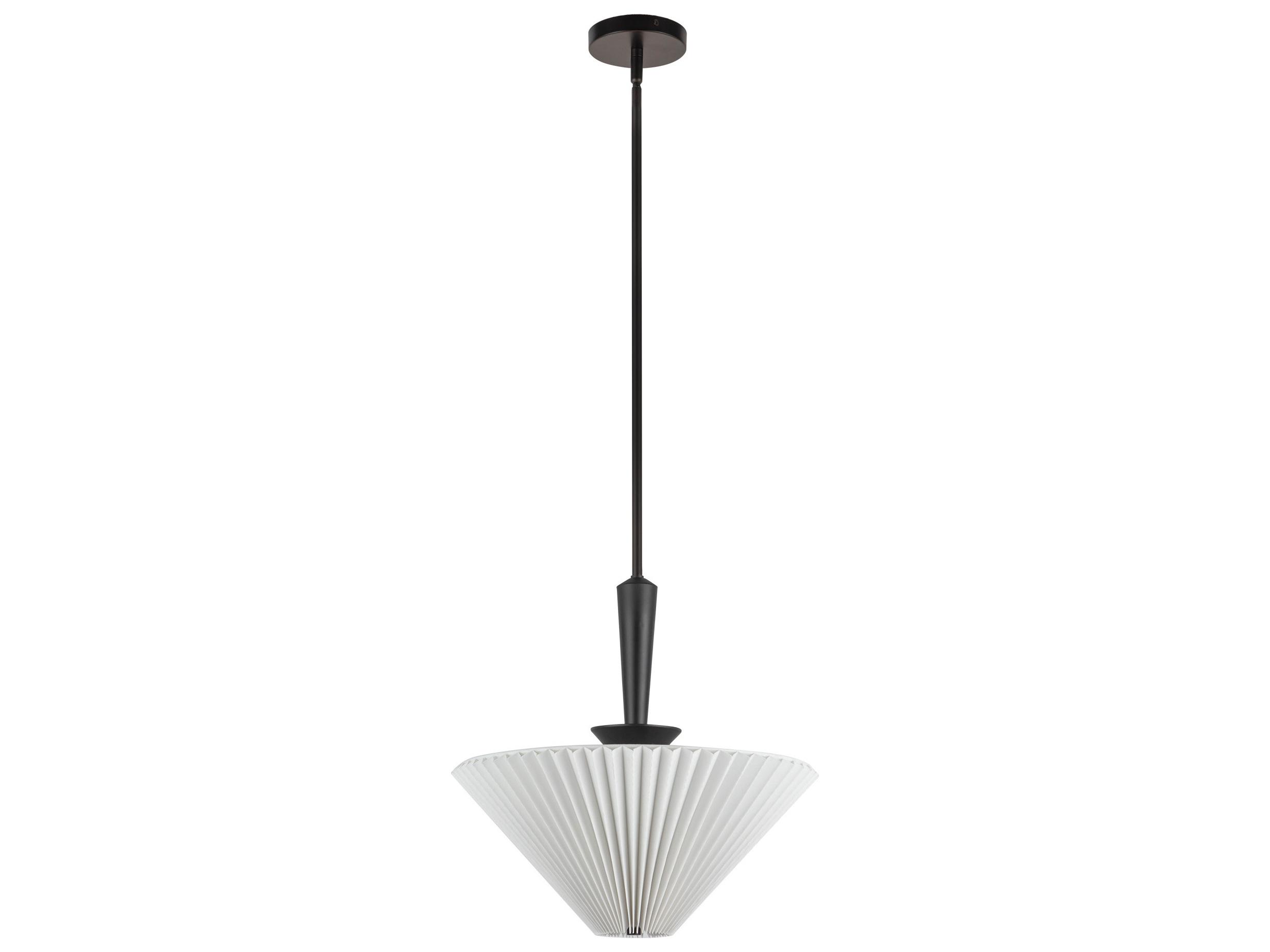 Alora Mood Bridgette 1-Light Matte Black Pendant