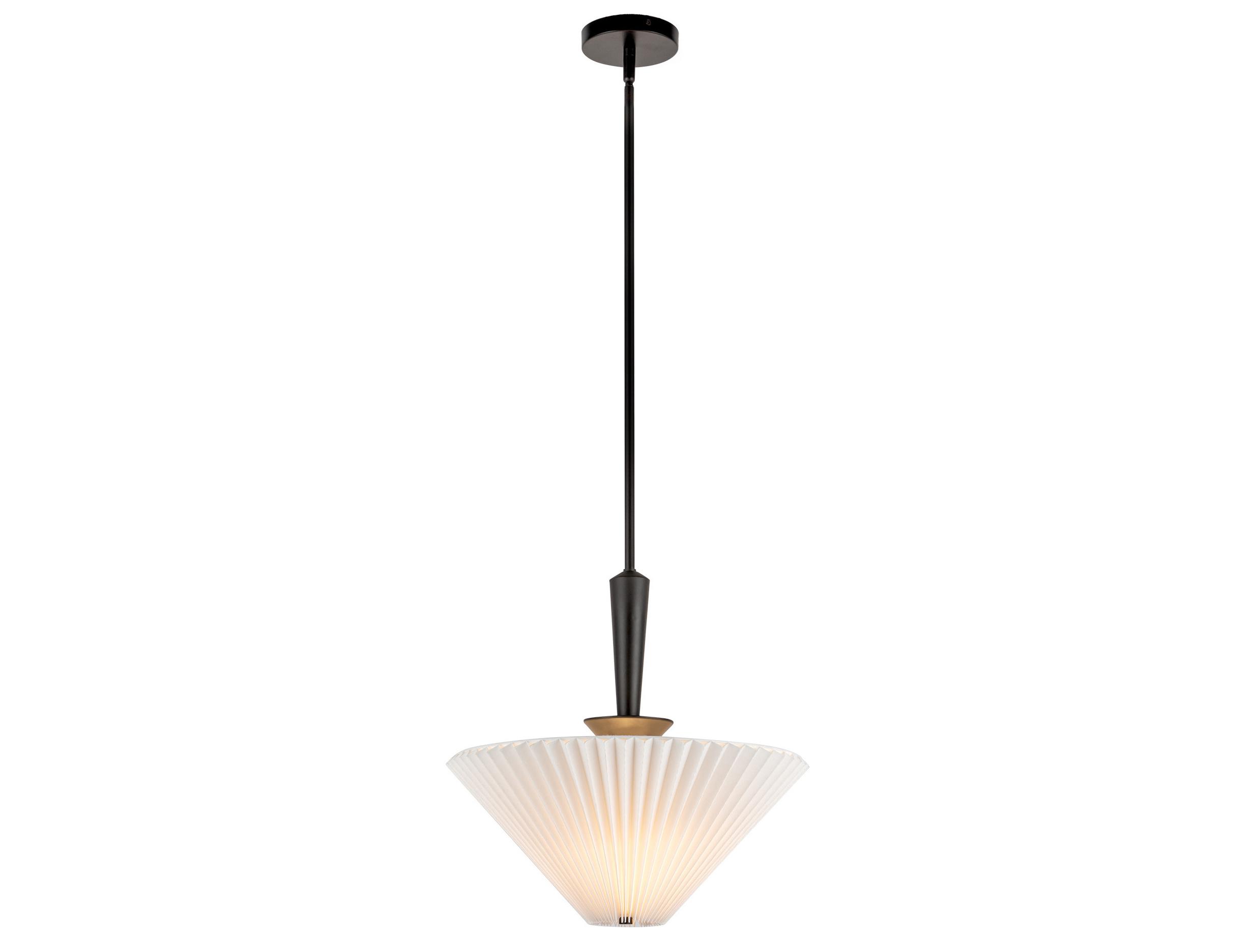 Alora Mood Bridgette 1-Light Matte Black Pendant