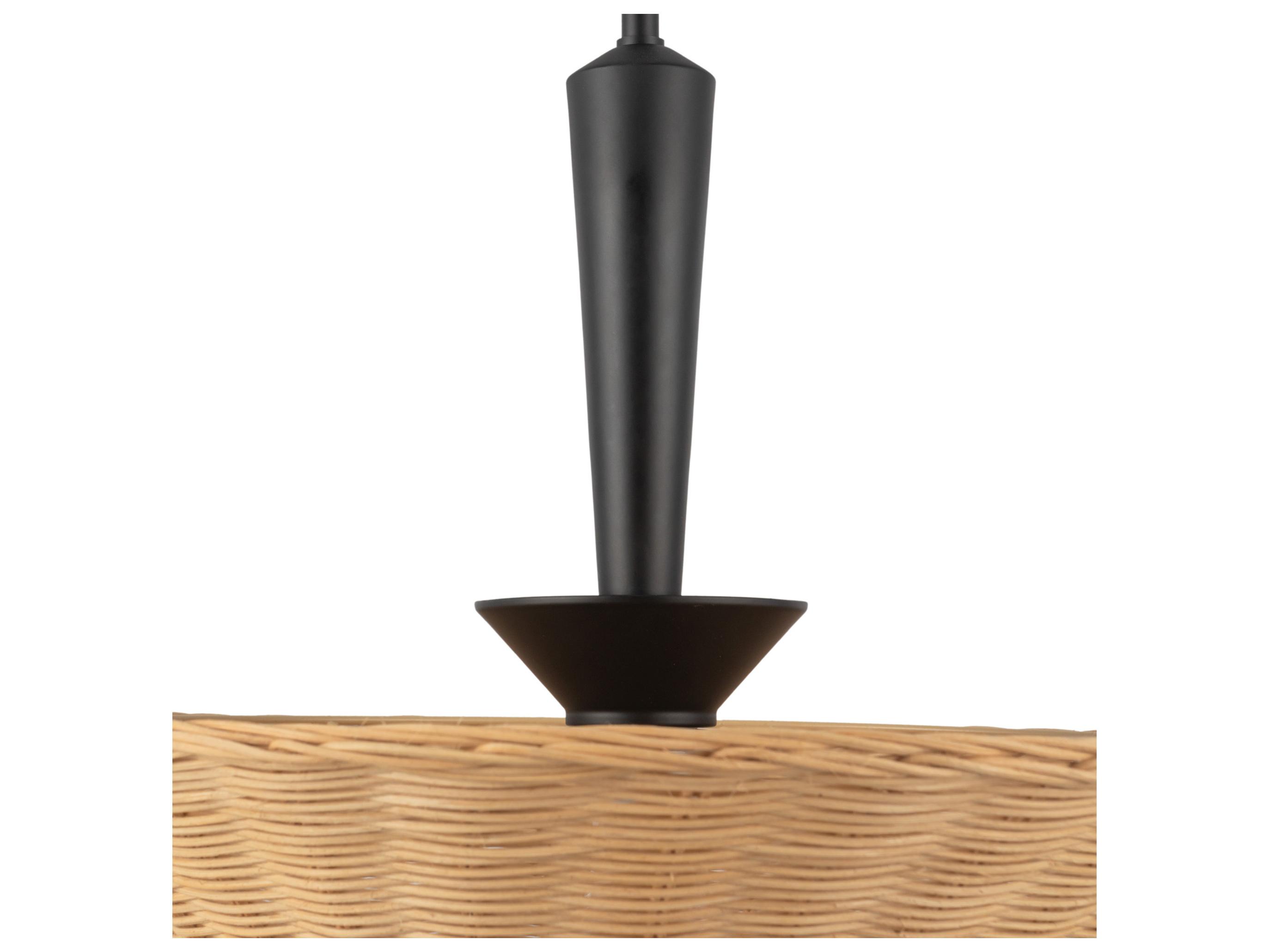 Alora Mood Bridgette 1-Light Matte Black Pendant