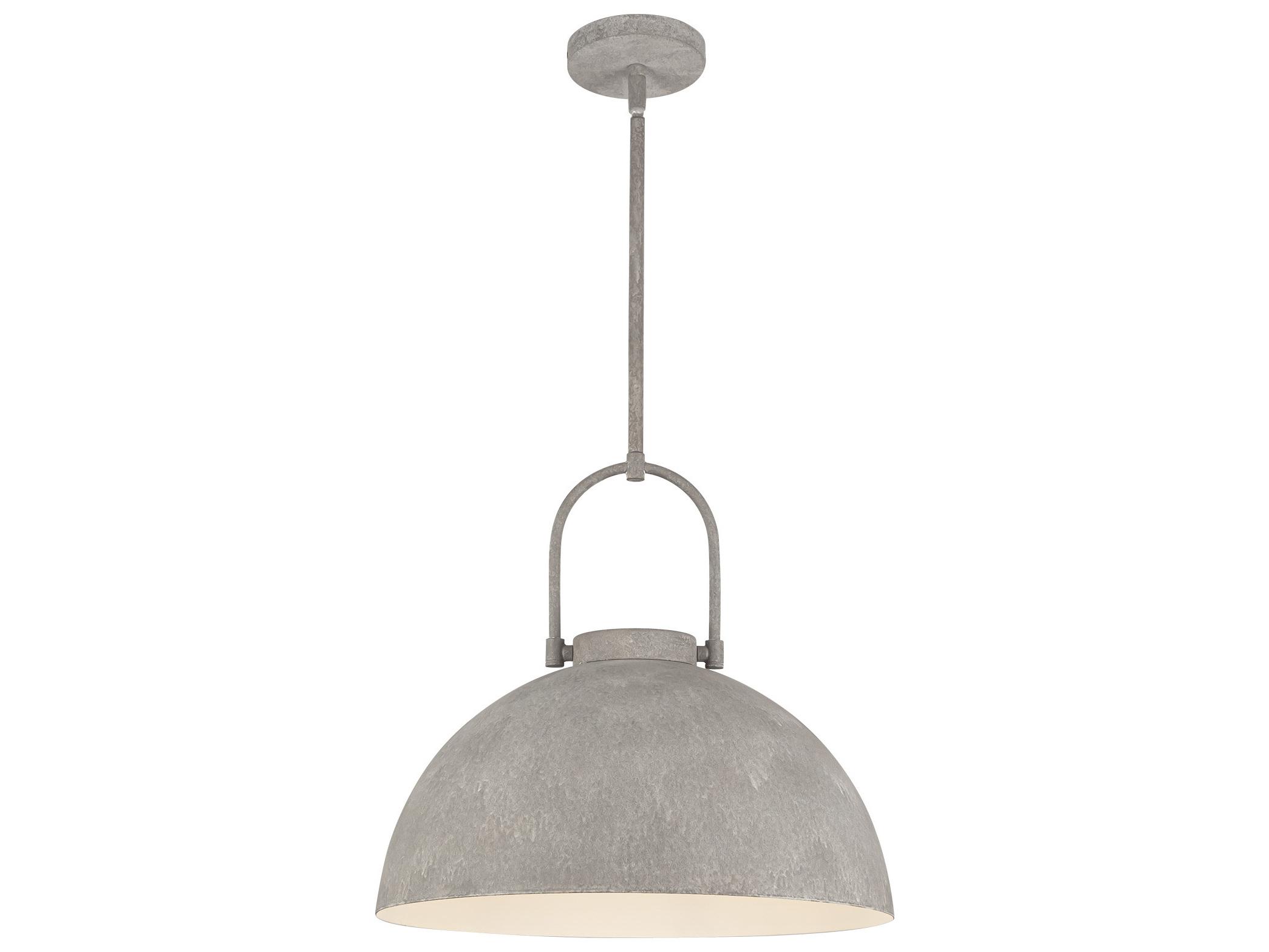 Alora Mood Harper 1-Light Steel Dome Pendant