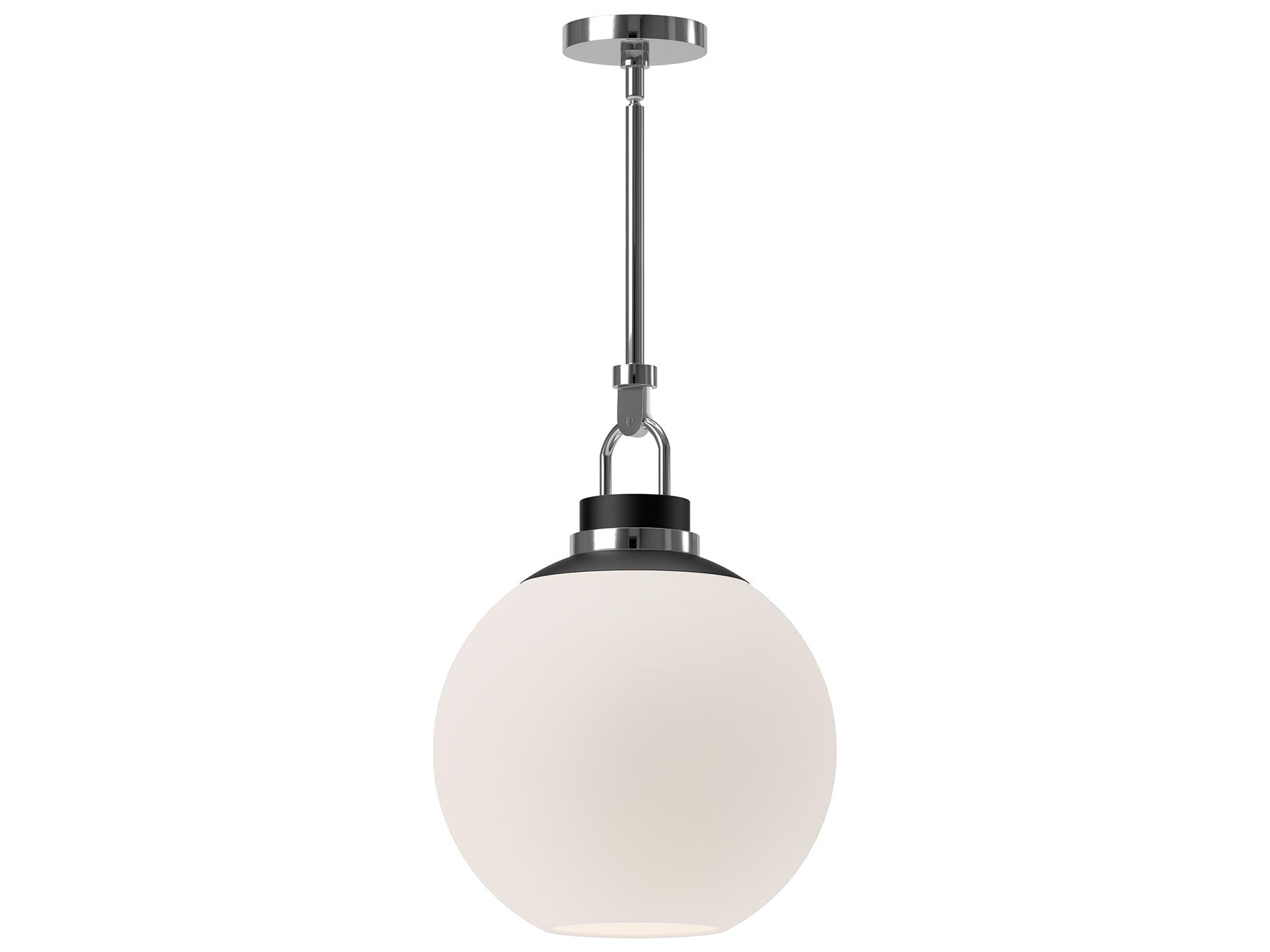 Alora Mood Copperfield 1-Light Chrome Globe Pendant