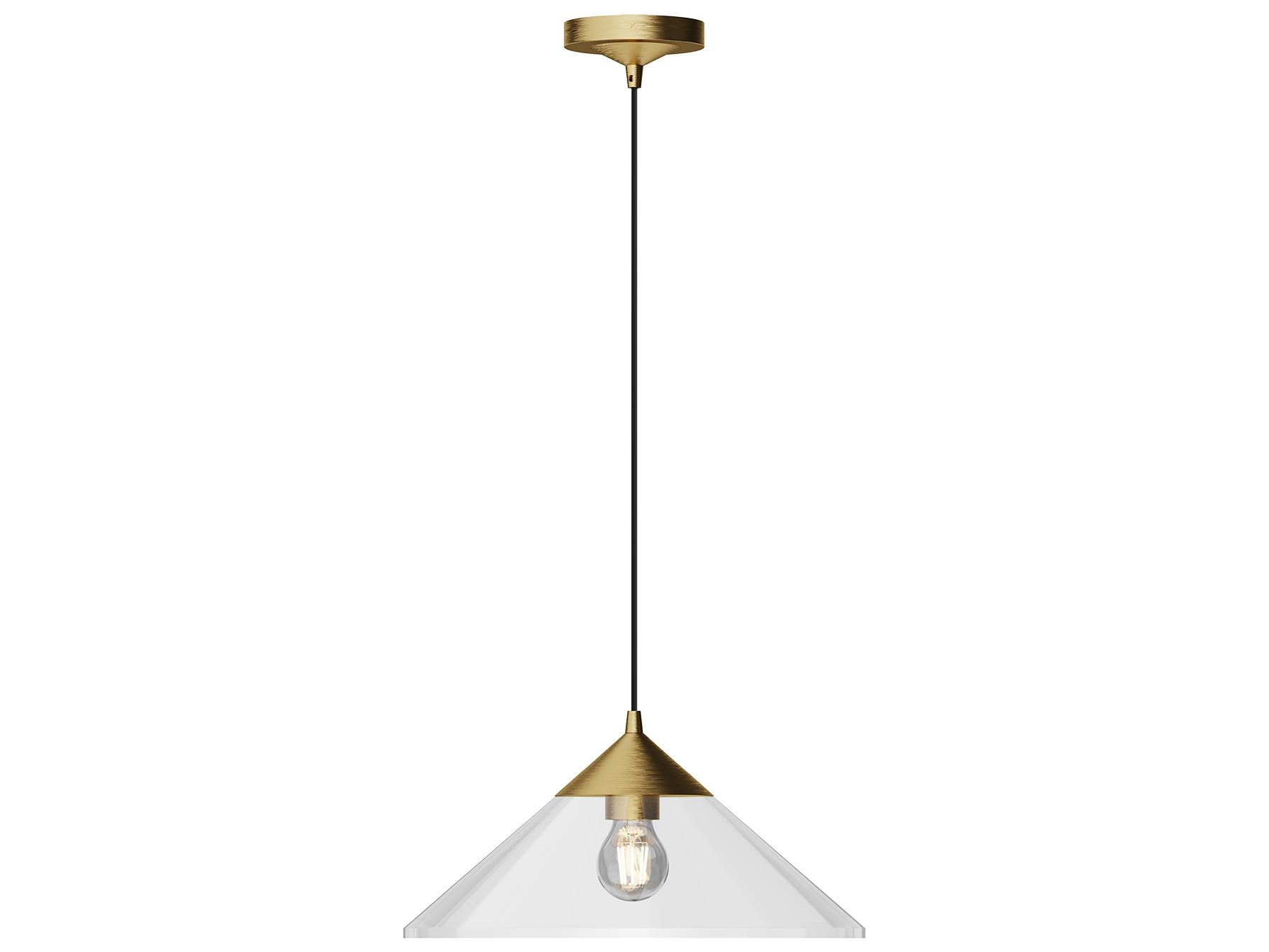 Alora Mood Mauer 1-Light Brushed Gold Pendant