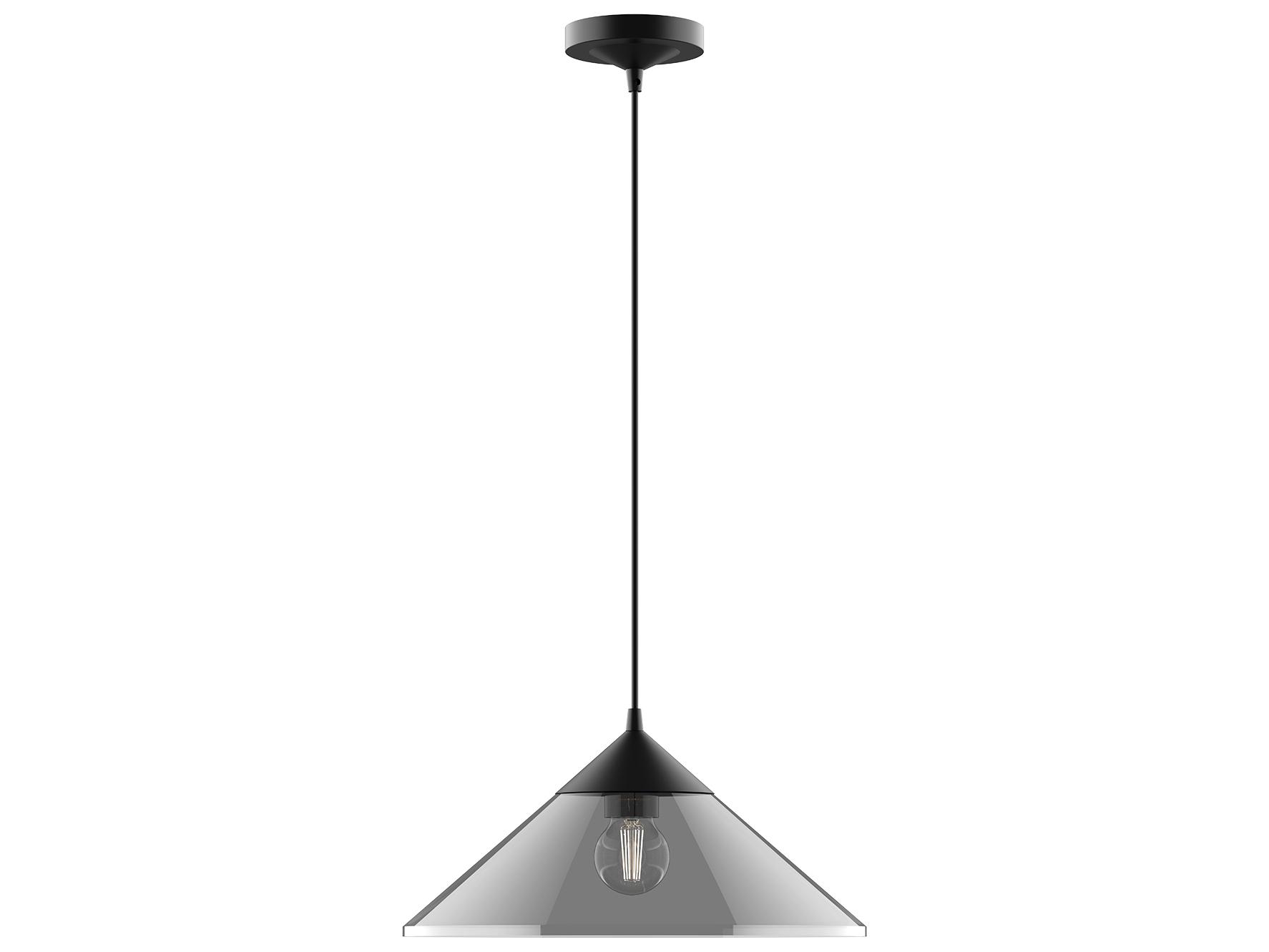 Alora Mood Mauer 1-Light Matte Black Pendant