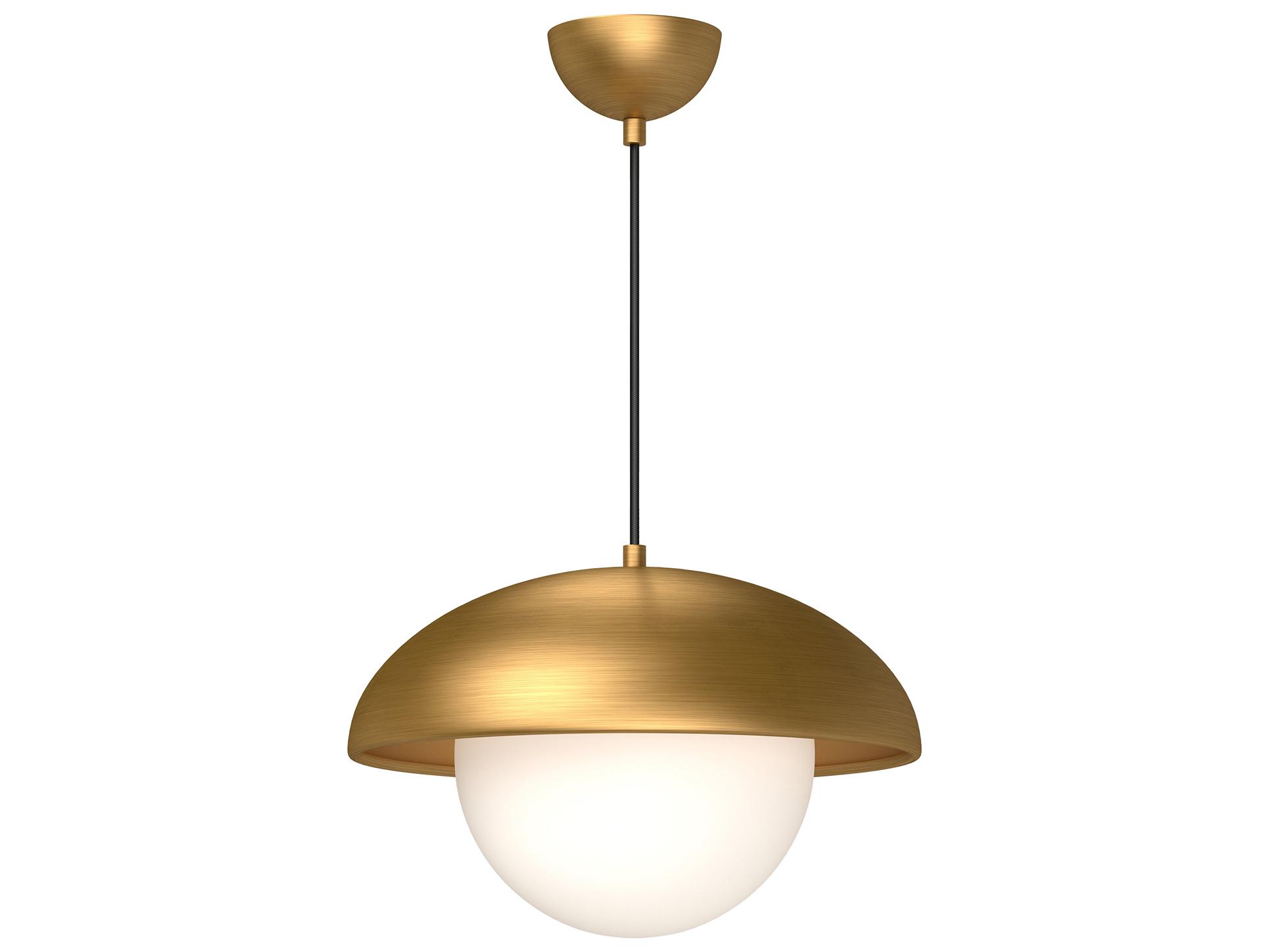 Alora Mood Rubio 1-Light Aged Gold Globe Pendant