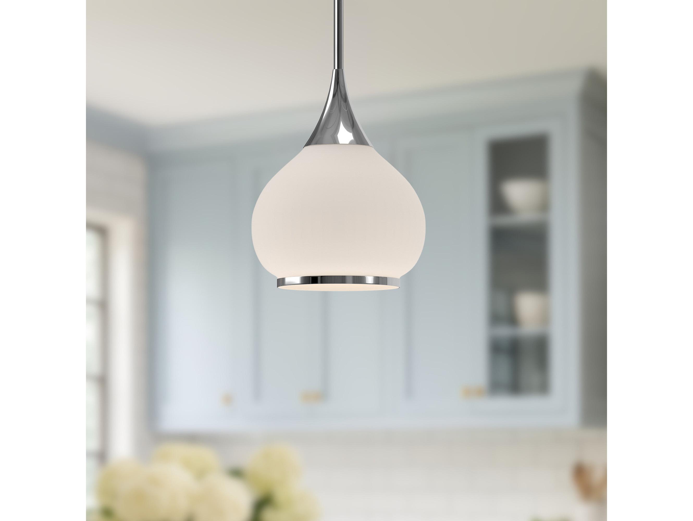 Alora Mood Hazel 1-Light Chrome Mini Pendant