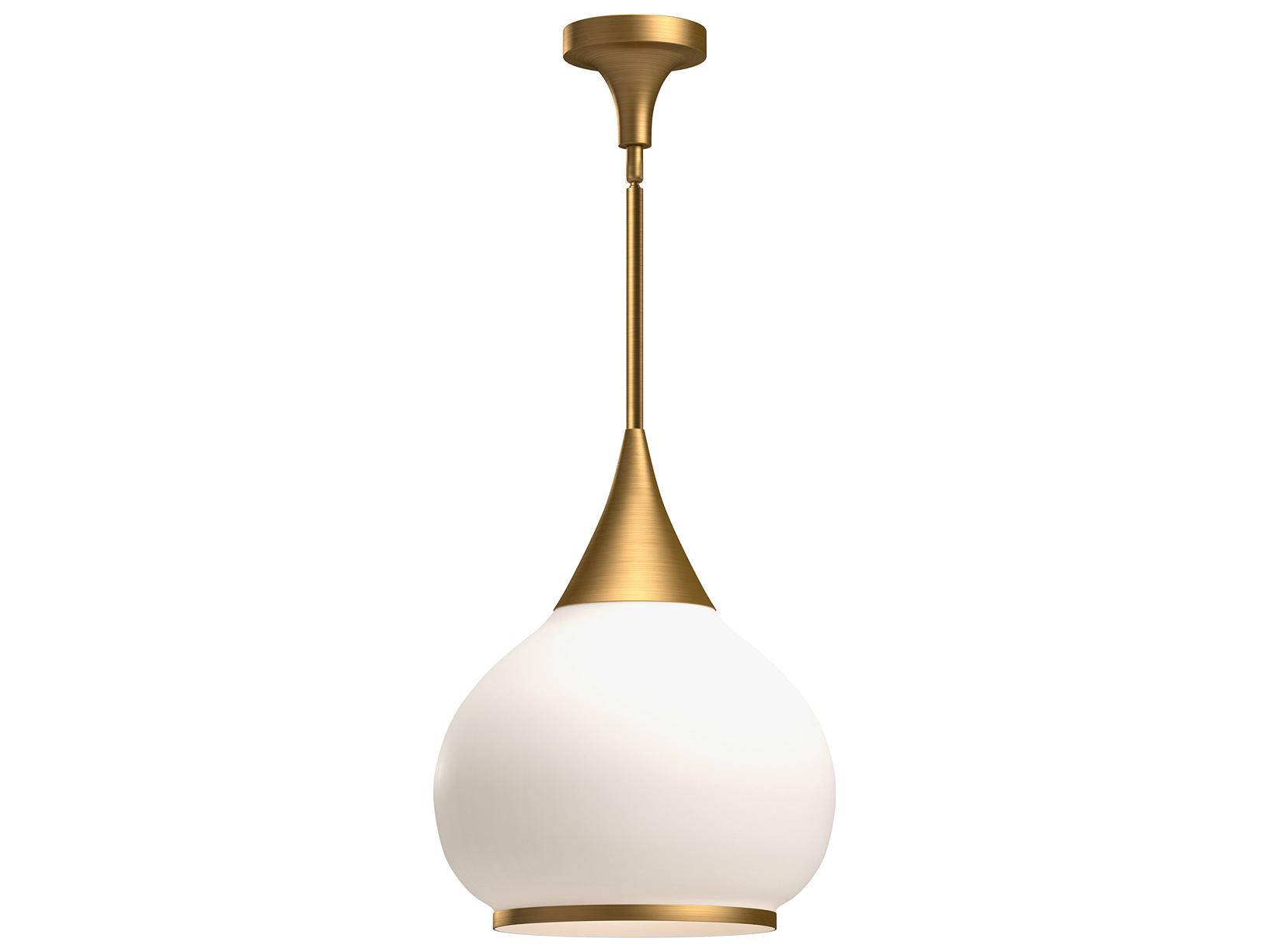 Alora Mood Hazel 1-Light Aged Gold Pendant