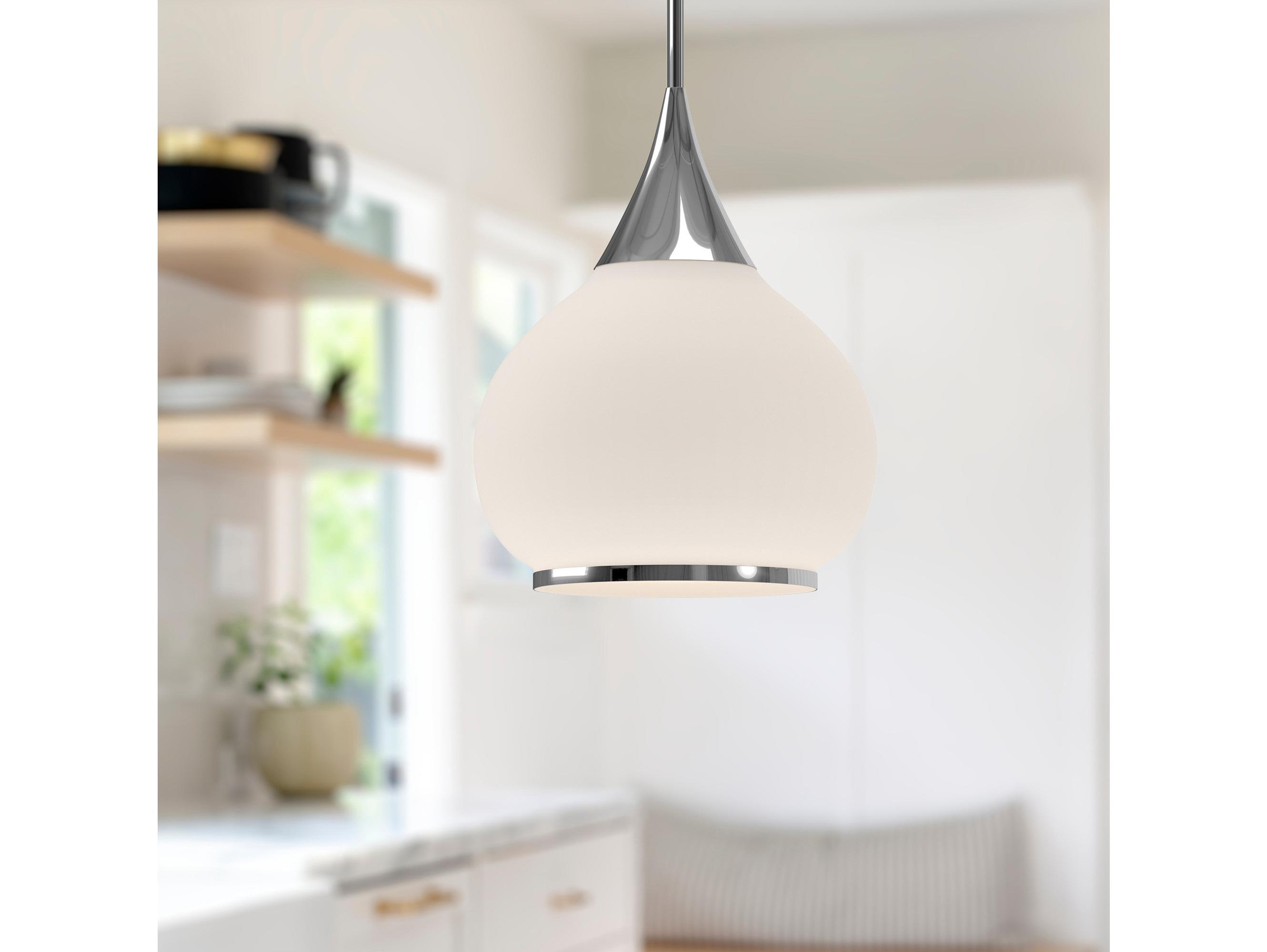 Alora Mood Hazel 1-Light Chrome Pendant