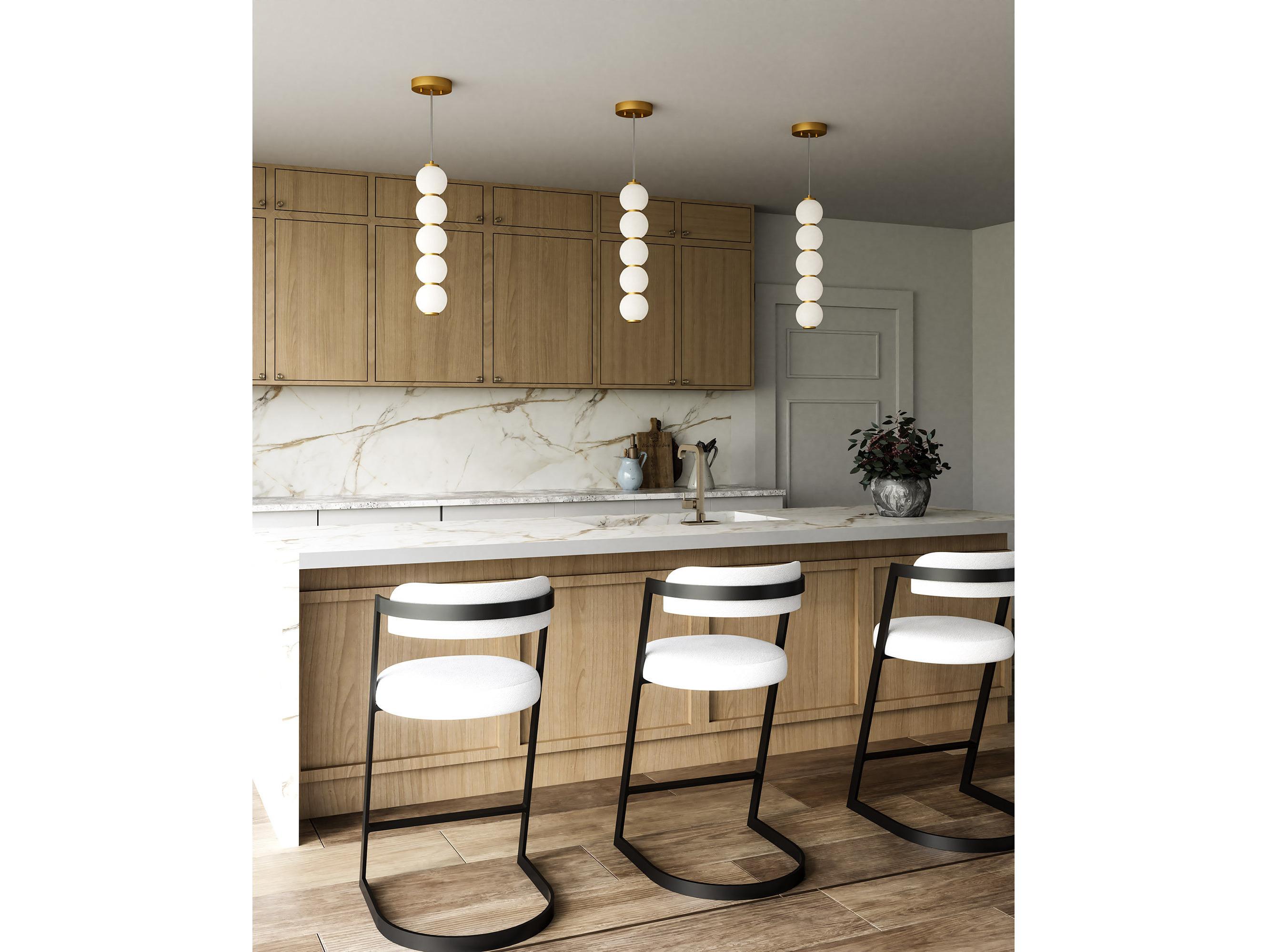 Alora Mood Bijou Aged Gold Geometric Mini Pendant