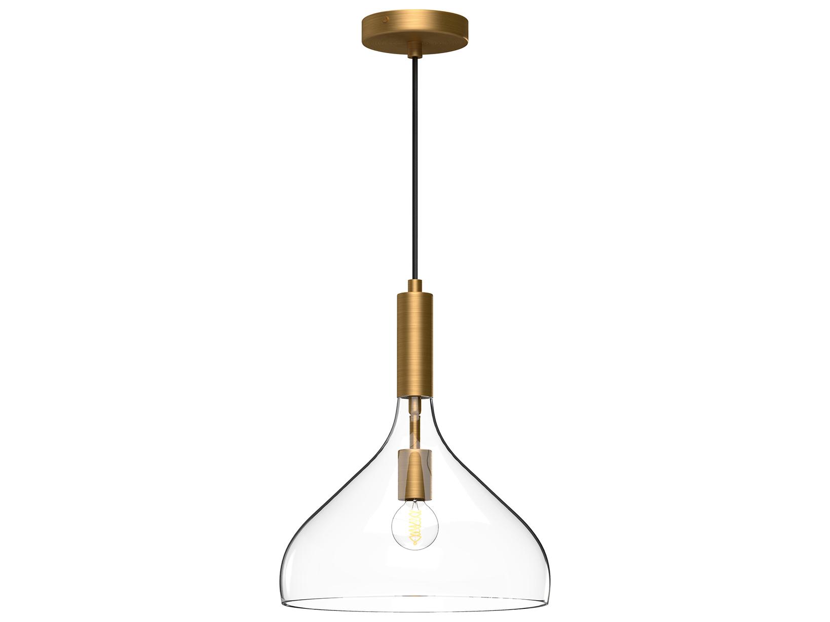 Alora Mood Belleview 1-Light Aged Gold Mini Pendant