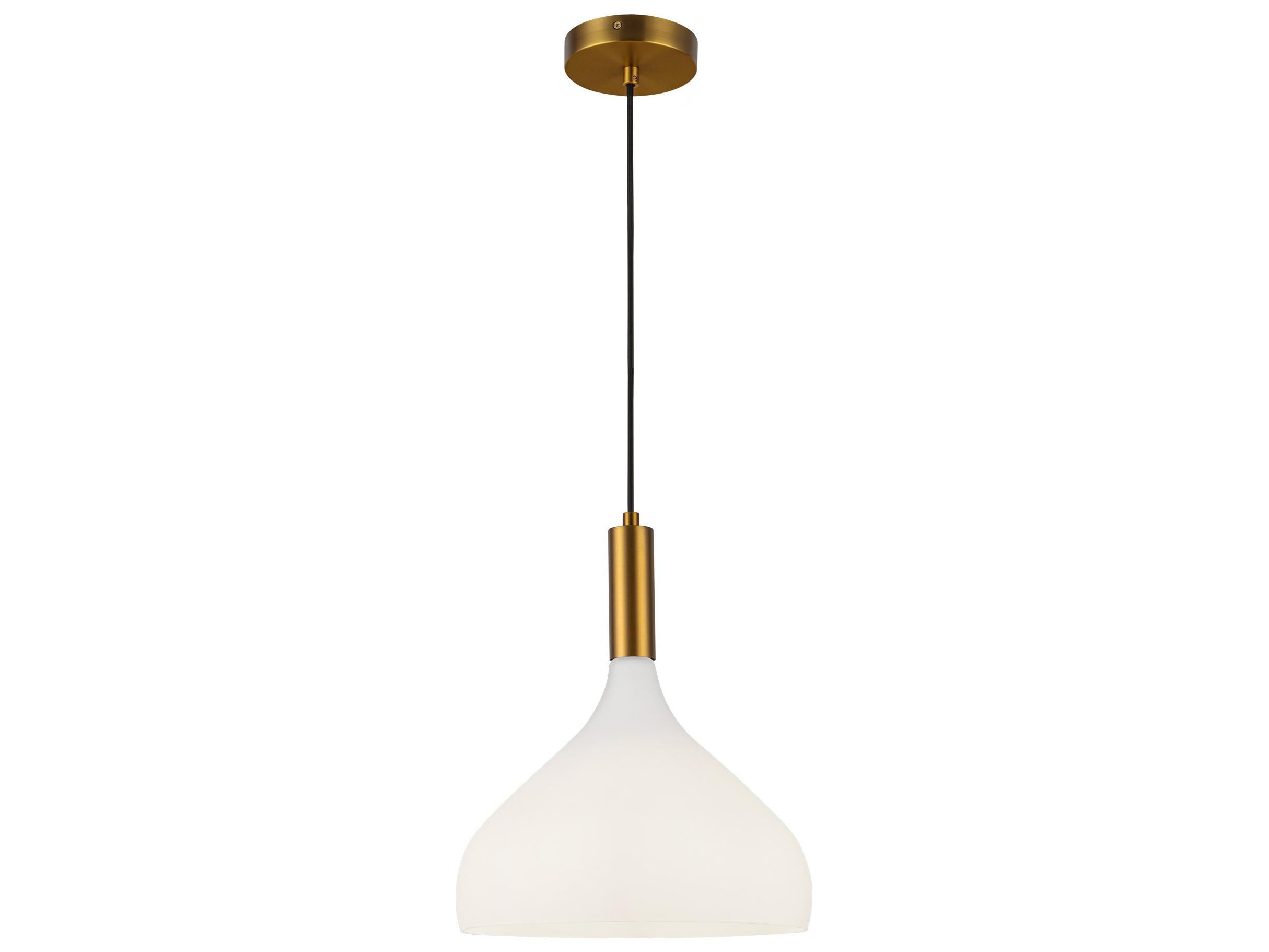 Alora Mood Belleview 1-Light Aged Gold Mini Pendant