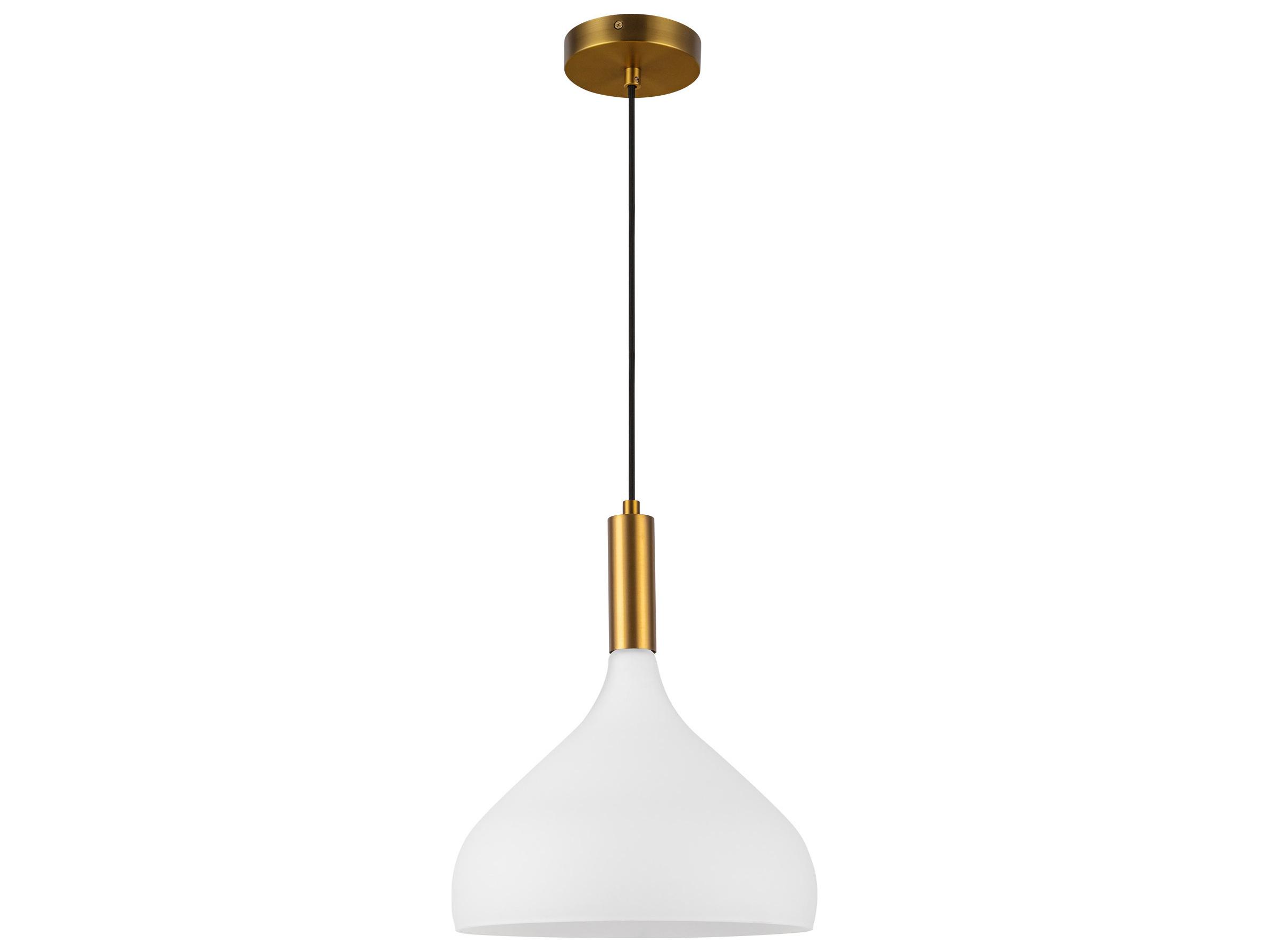Alora Mood Belleview 1-Light Aged Gold Mini Pendant
