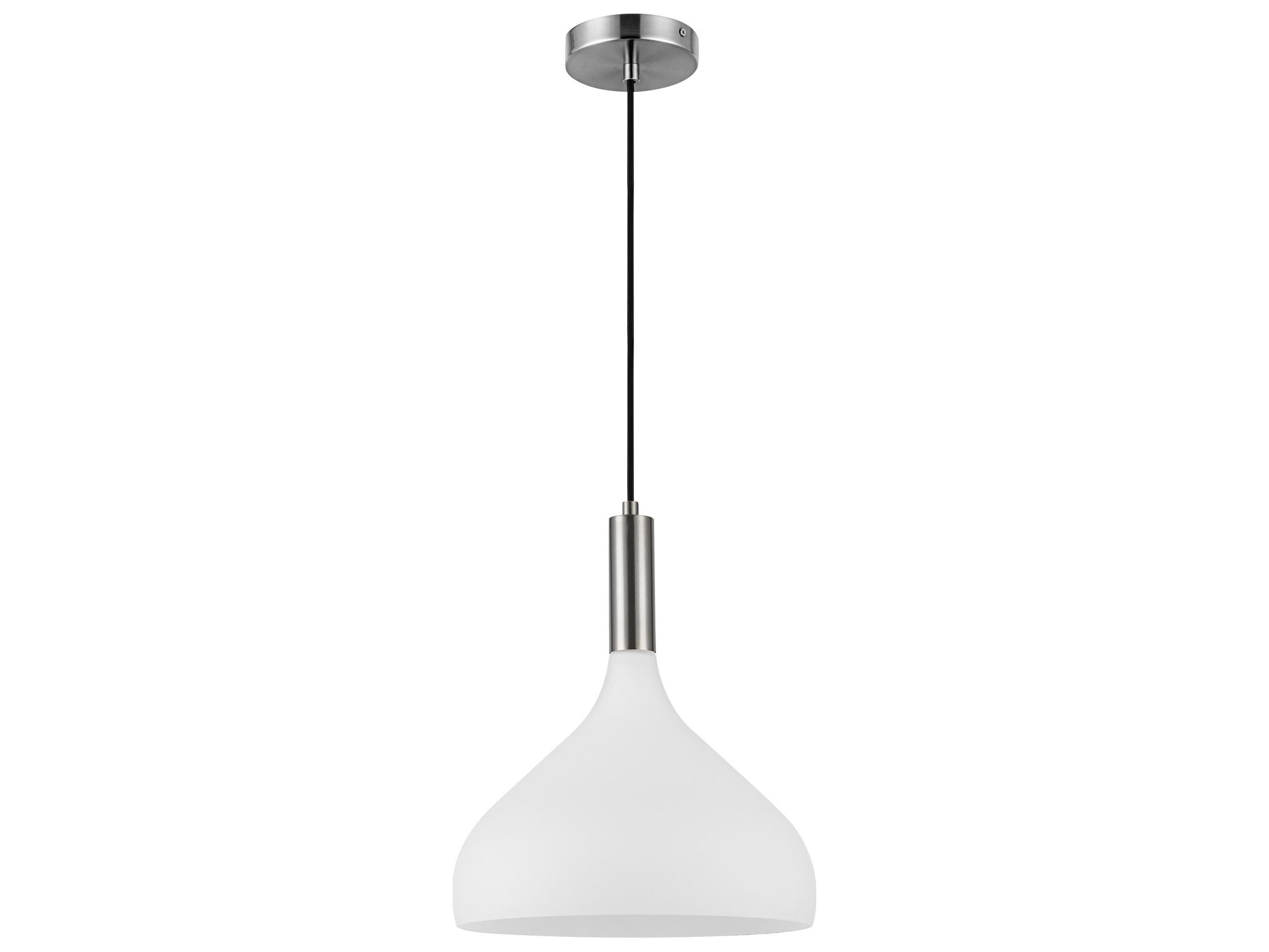 Alora Mood Belleview 1-Light Brushed Nickel Mini Pendant