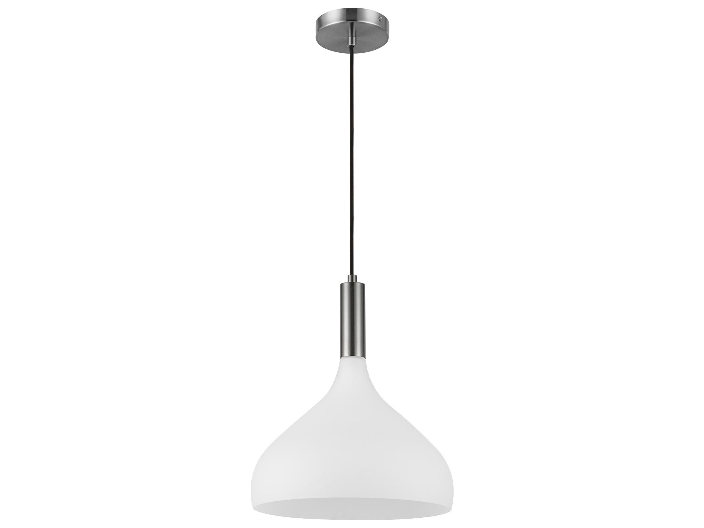 Alora Mood Belleview 1-Light Brushed Nickel Mini Pendant