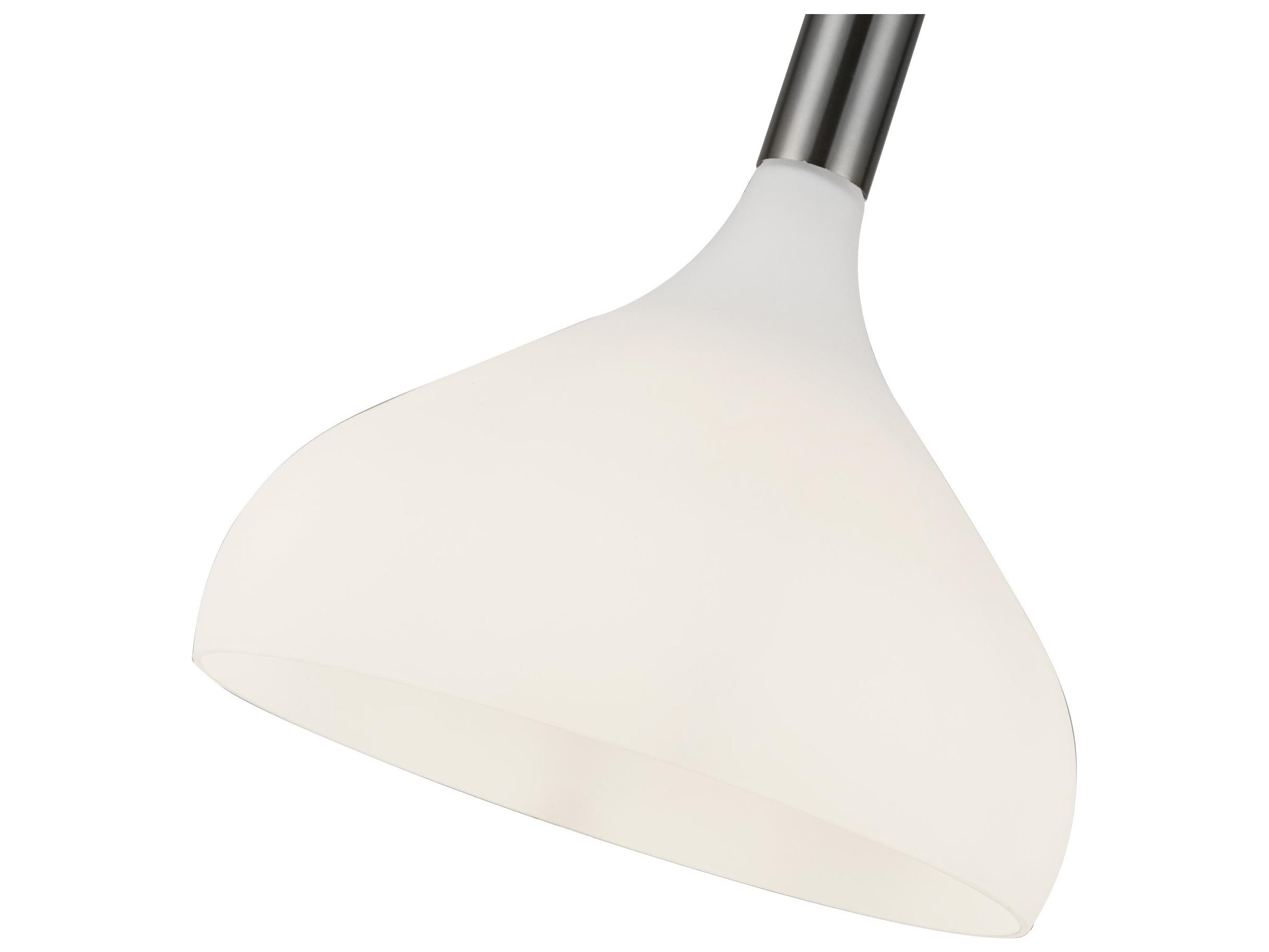 Alora Mood Belleview 1-Light Brushed Nickel Mini Pendant