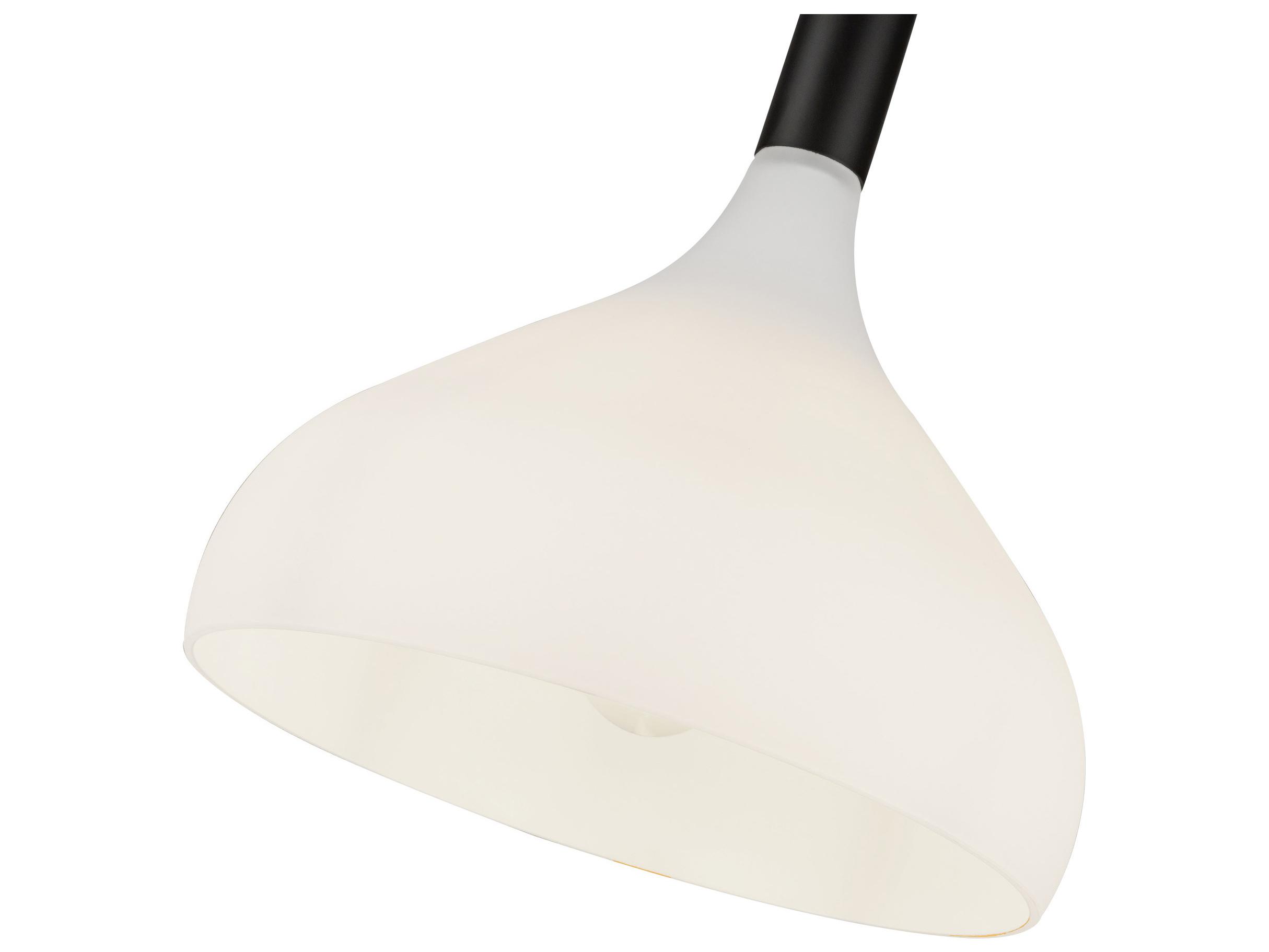 Alora Mood Belleview 1-Light Matte Black Mini Pendant