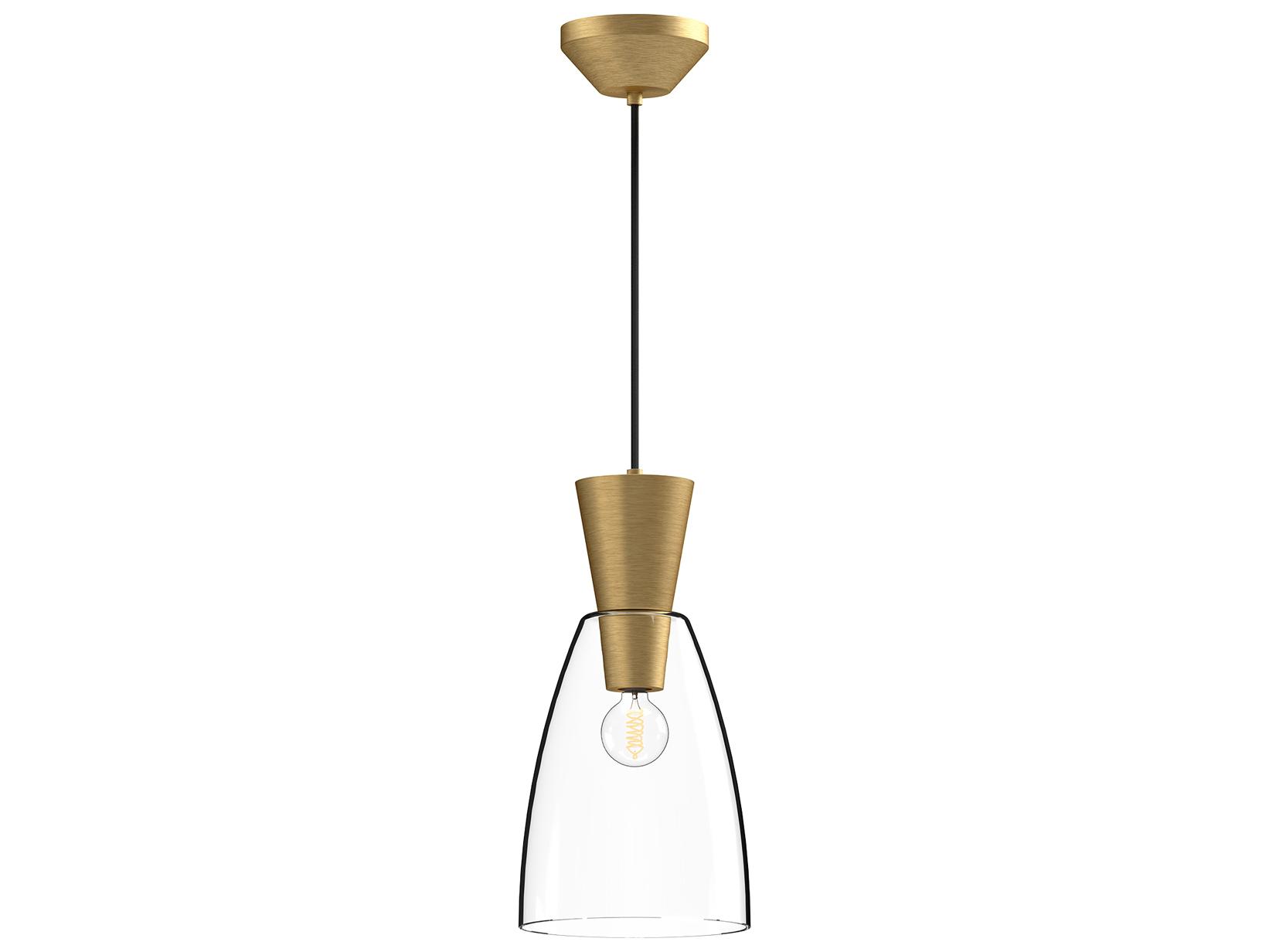 Alora Mood Arlo 1-Light Brushed Gold Mini Pendant