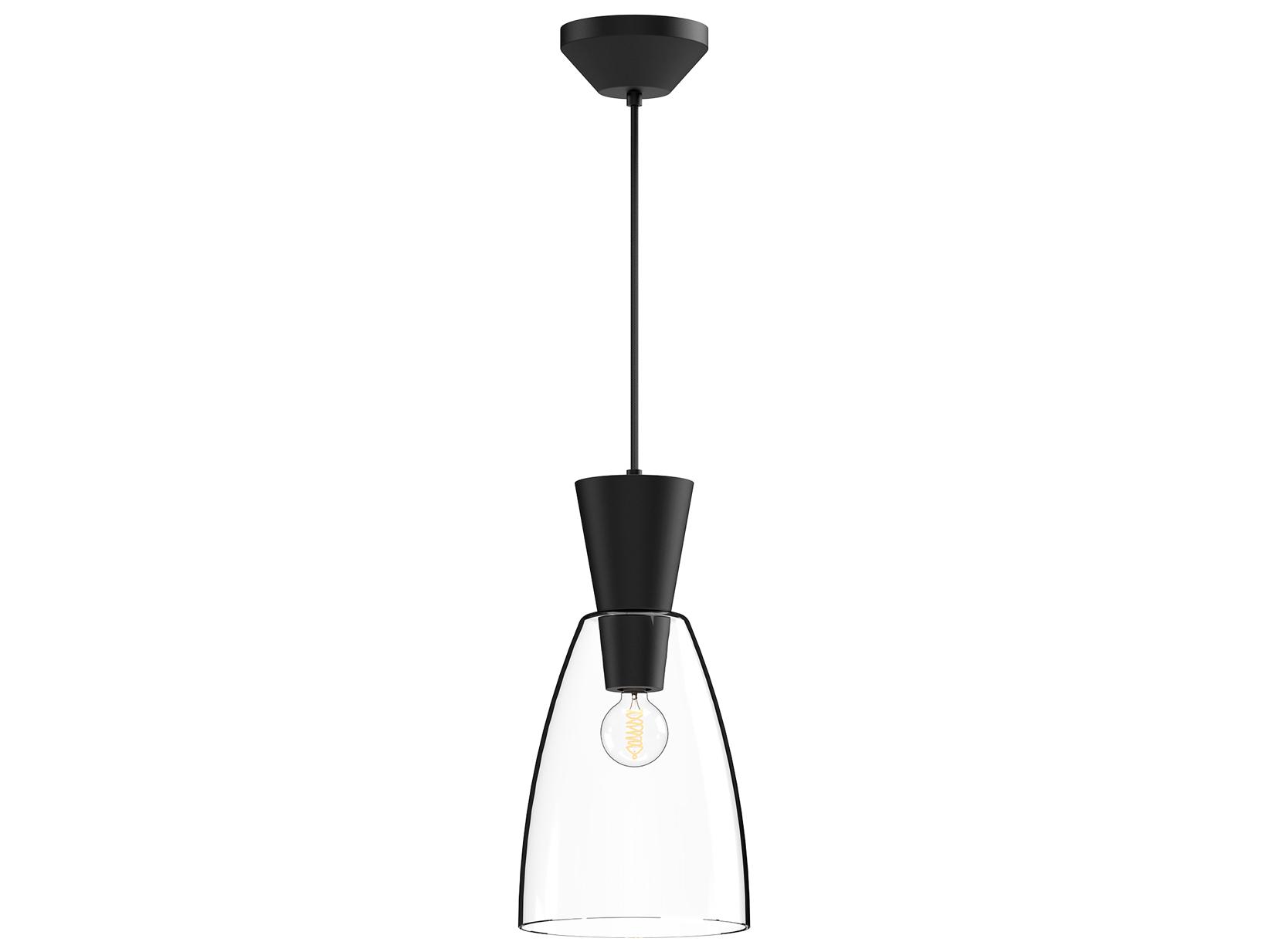 Alora Mood Arlo 1-Light Matte Black Mini Pendant