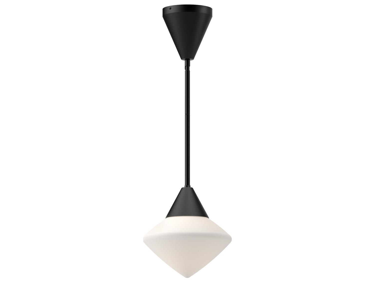 Alora Mood Nora 1-Light Matte Black Mini Pendant