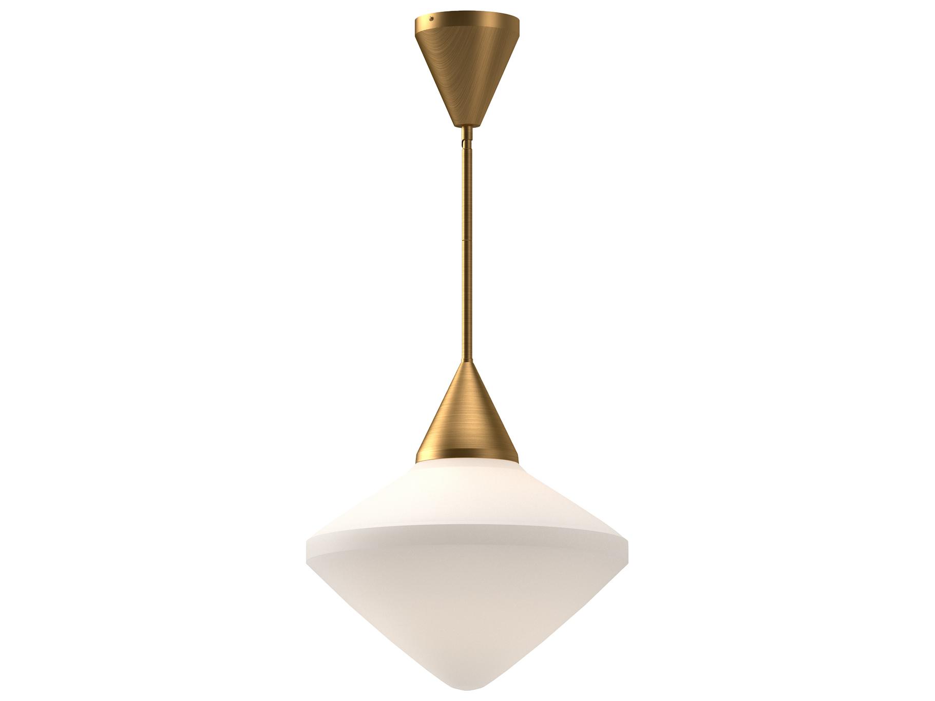 Alora Mood Nora 1-Light Aged Gold Pendant