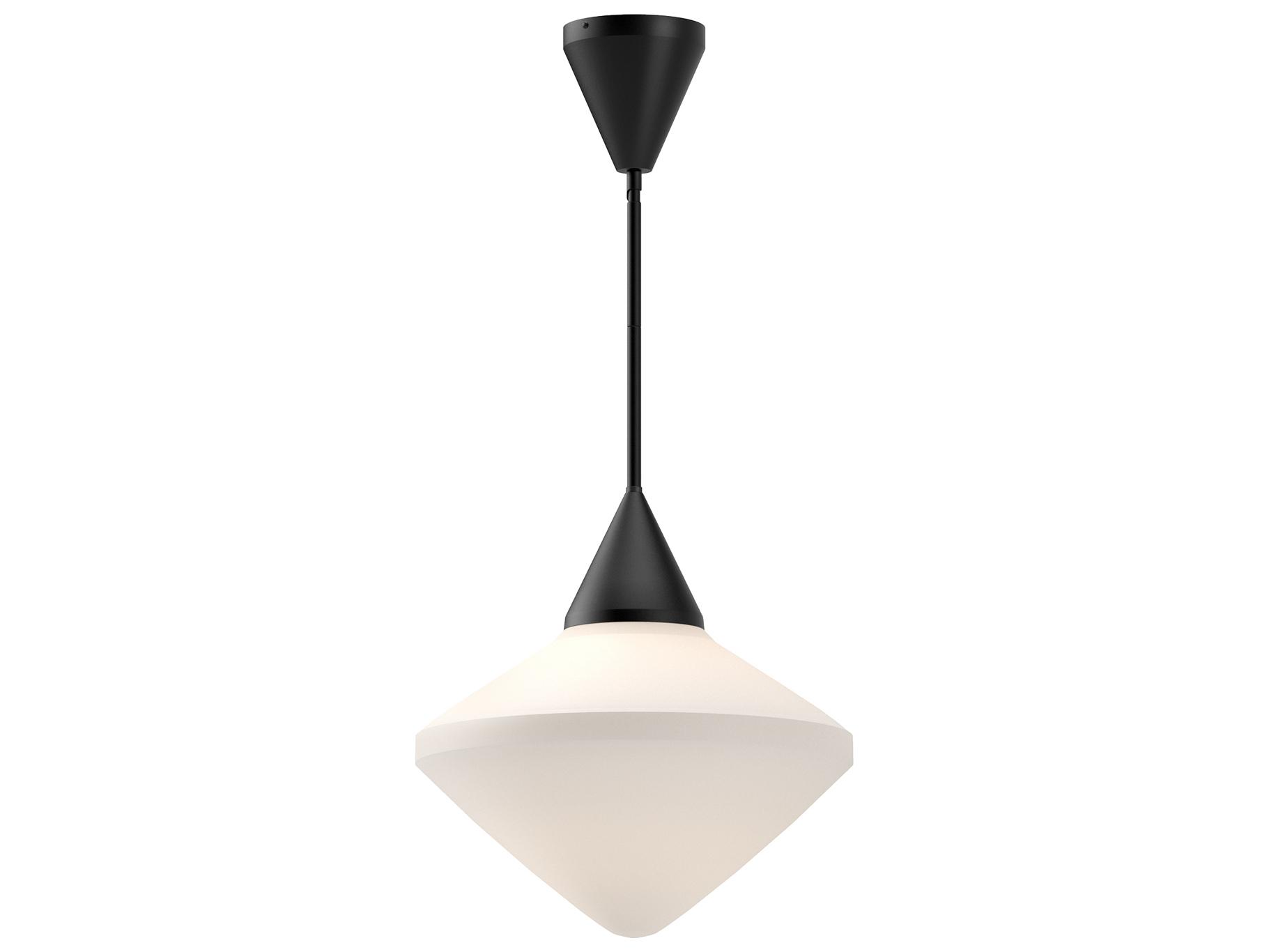 Alora Mood Nora 1-Light Matte Black Pendant