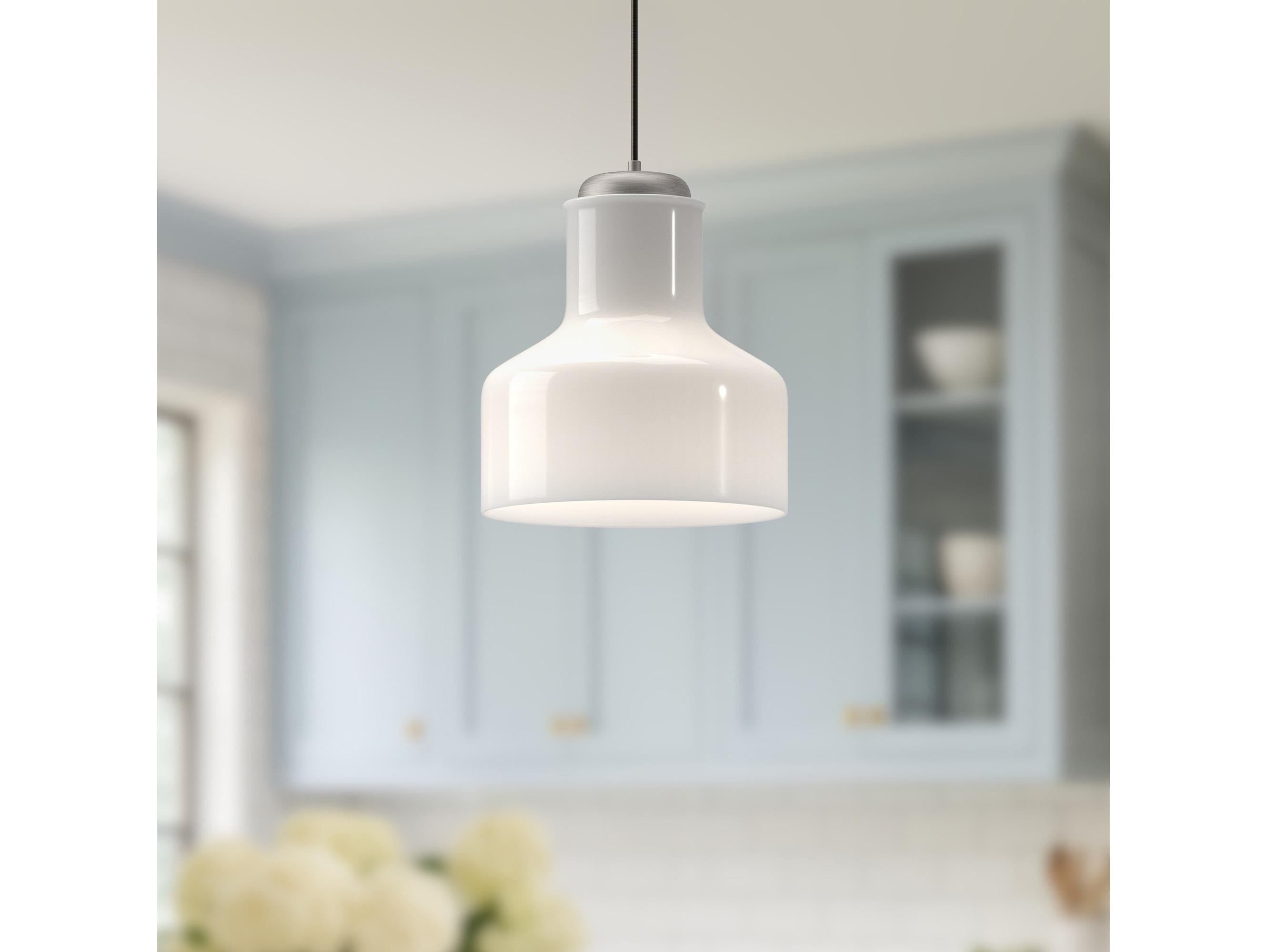 Alora Mood Westlake 1-Light Brushed Nickel Mini Pendant