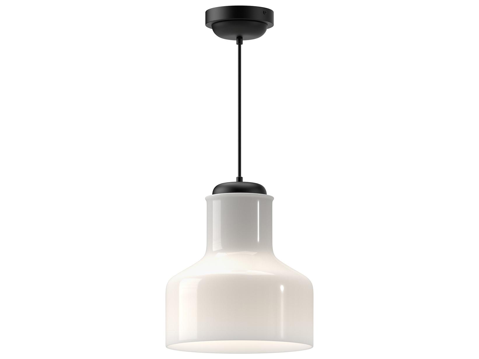 Alora Mood Westlake 1-Light Matte Black Bell Mini Pendant