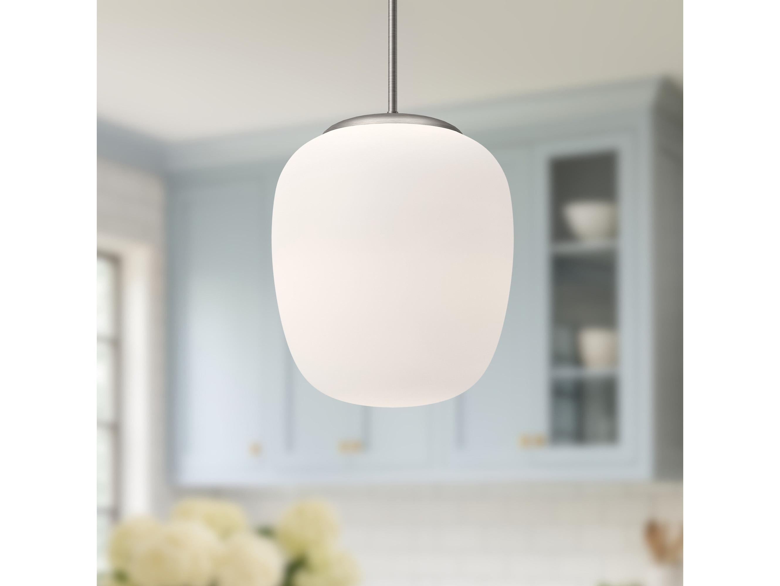 Alora Mood Holden 1-Light Brushed Nickel Pendant