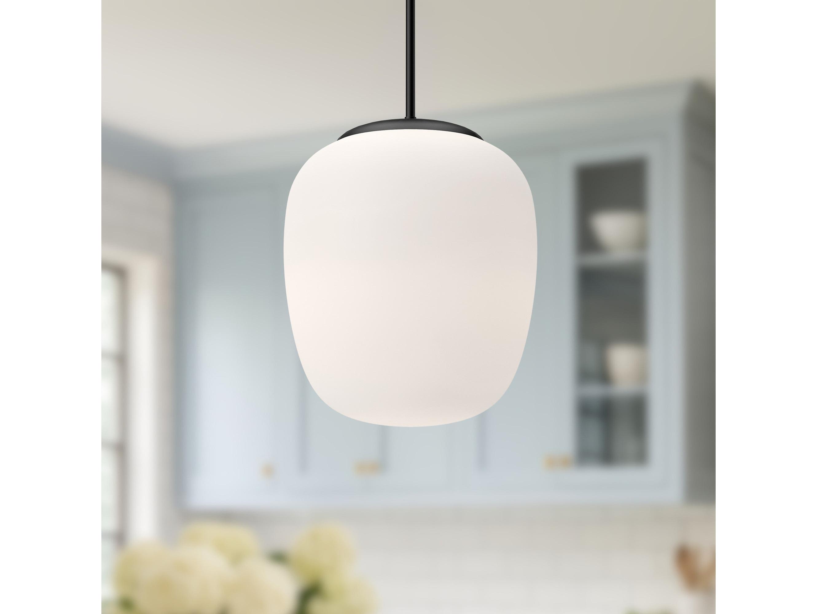 Alora Mood Holden 1-Light Matte Black Pendant