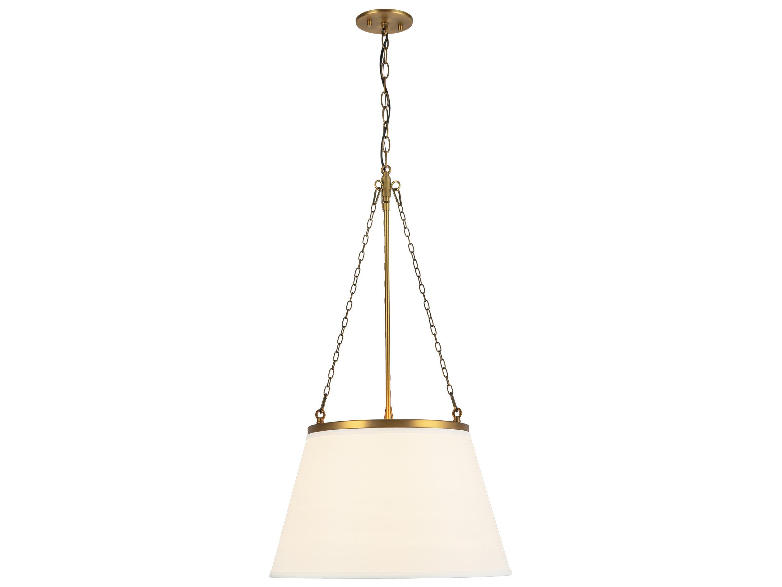 Alora Mood Speakeasy 1-Light Aged Gold Empire Pendant