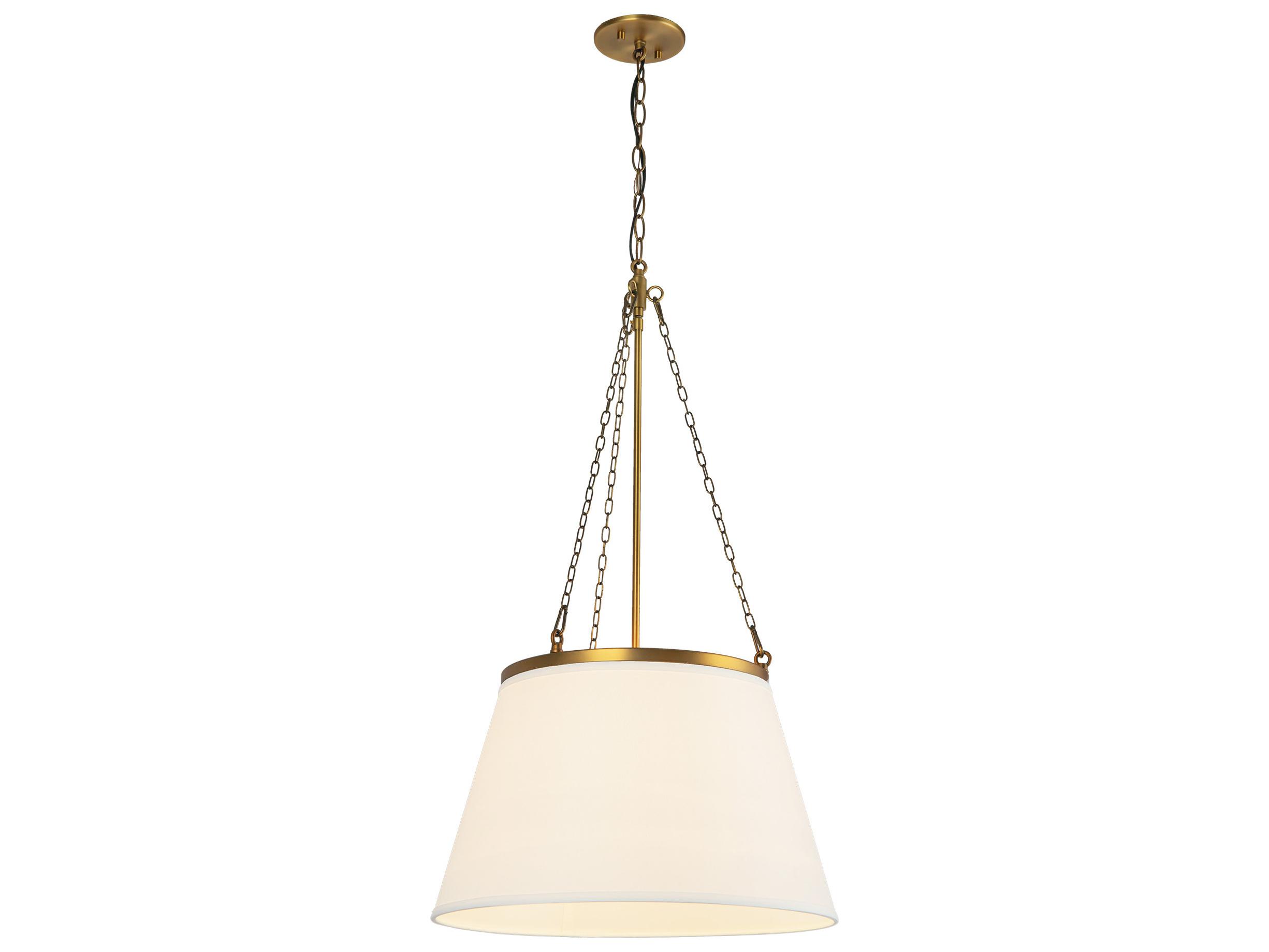Alora Mood Speakeasy 1-Light Aged Gold Empire Pendant