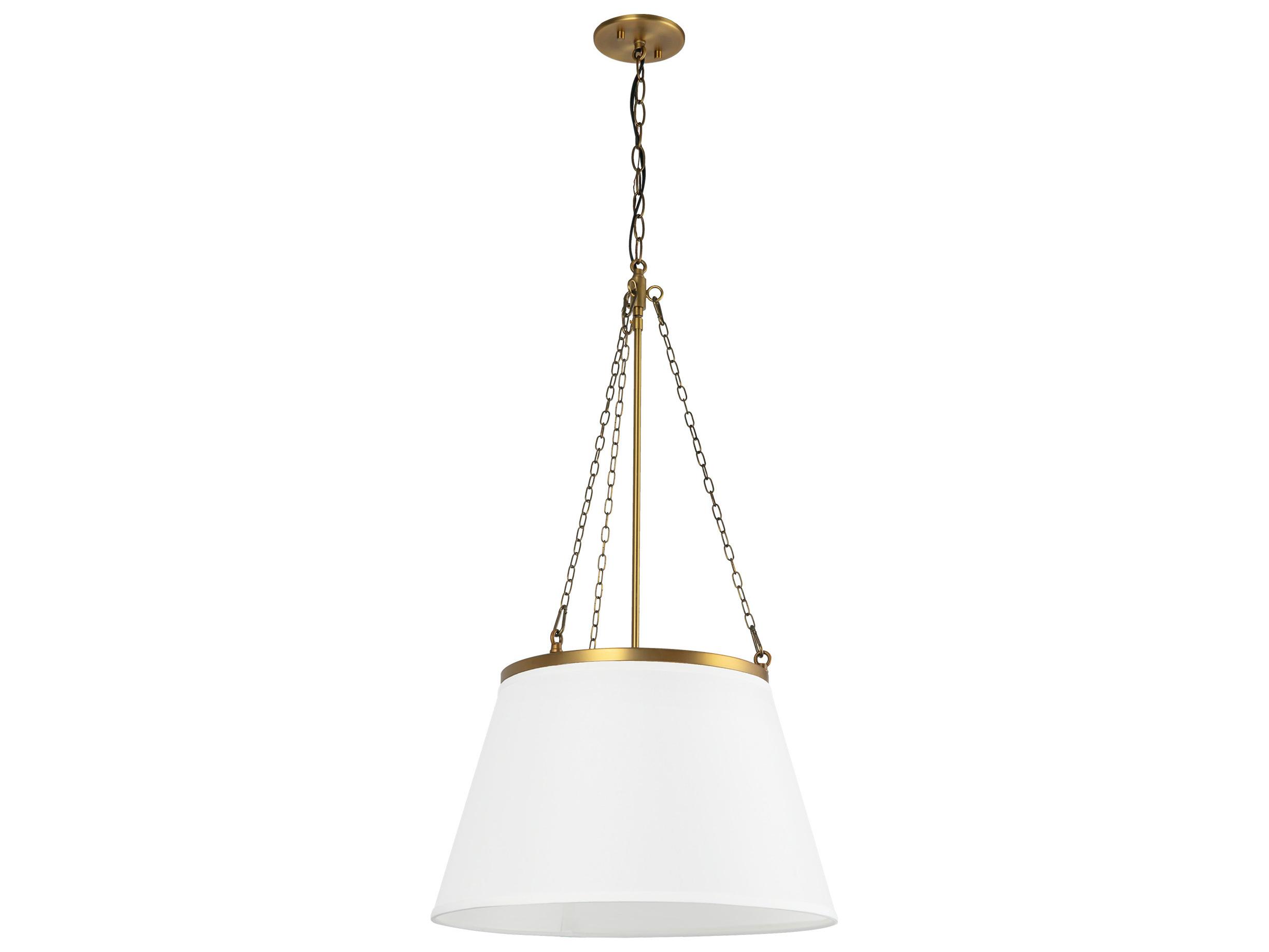 Alora Mood Speakeasy 1-Light Aged Gold Empire Pendant