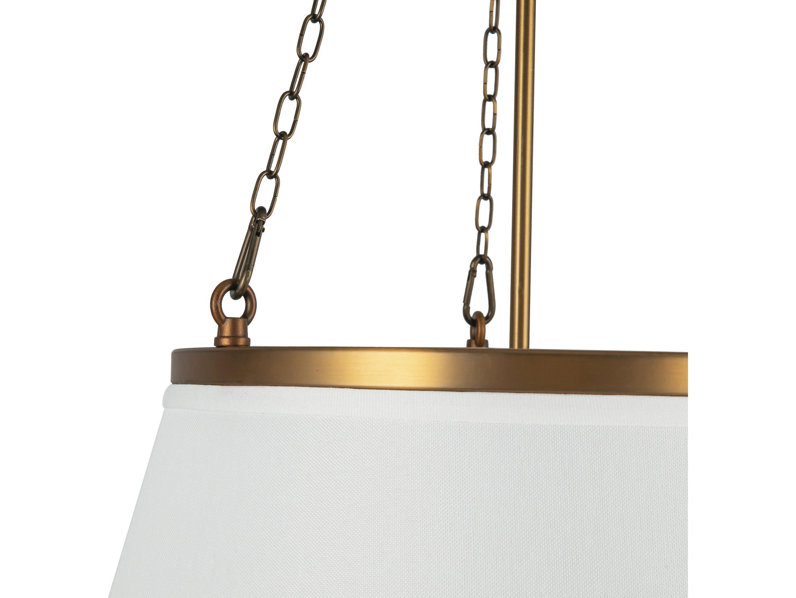 Alora Mood Speakeasy 1-Light Aged Gold Empire Pendant