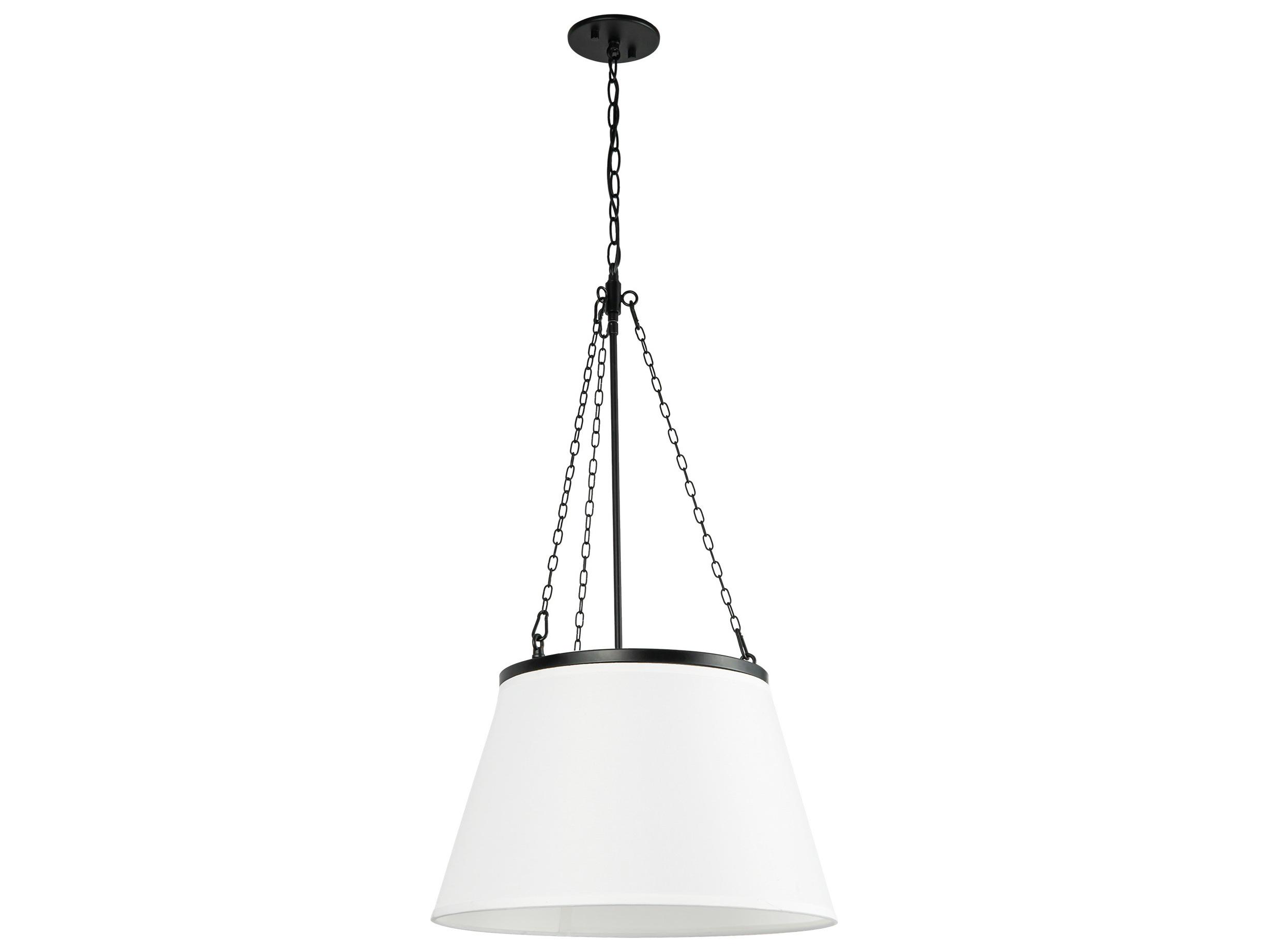 Alora Mood Speakeasy 1-Light Matte Black Empire Pendant