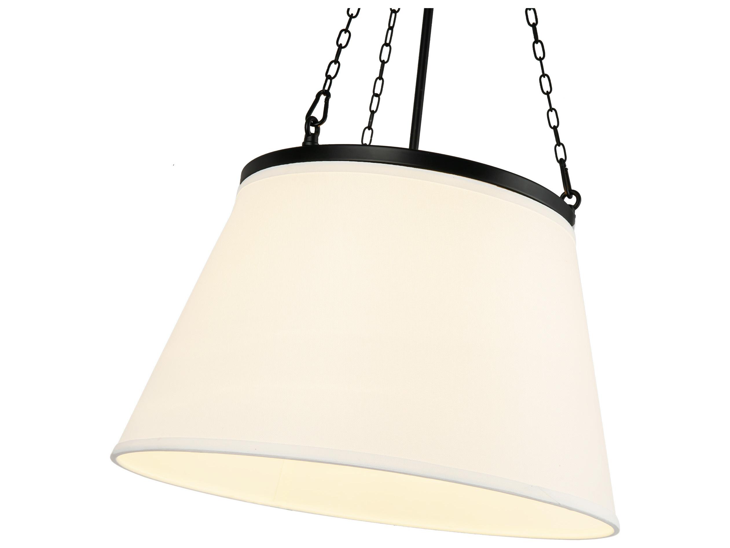 Alora Mood Speakeasy 1-Light Matte Black Empire Pendant