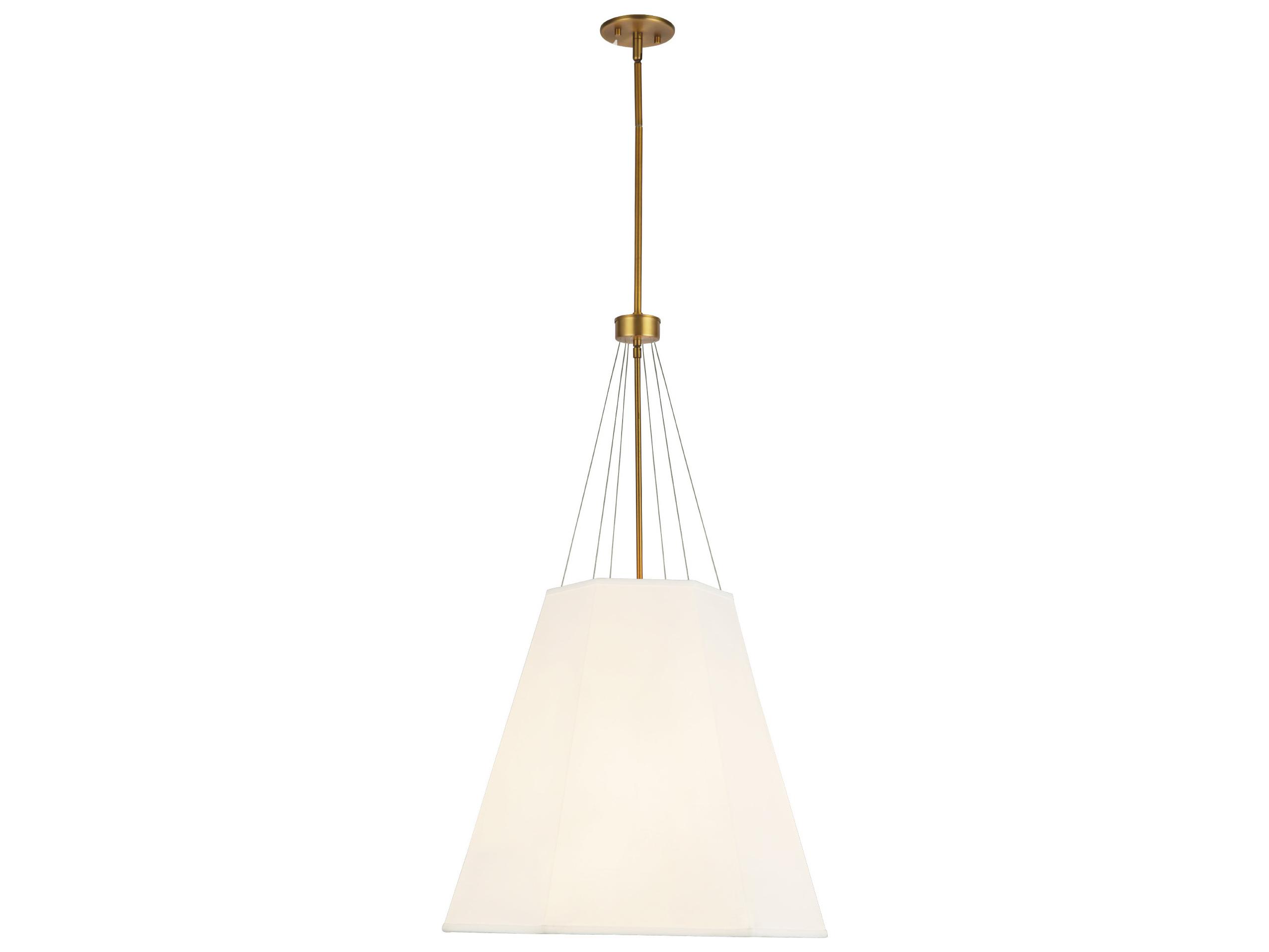 Alora Mood Manila 3-Light Aged Gold Pendant