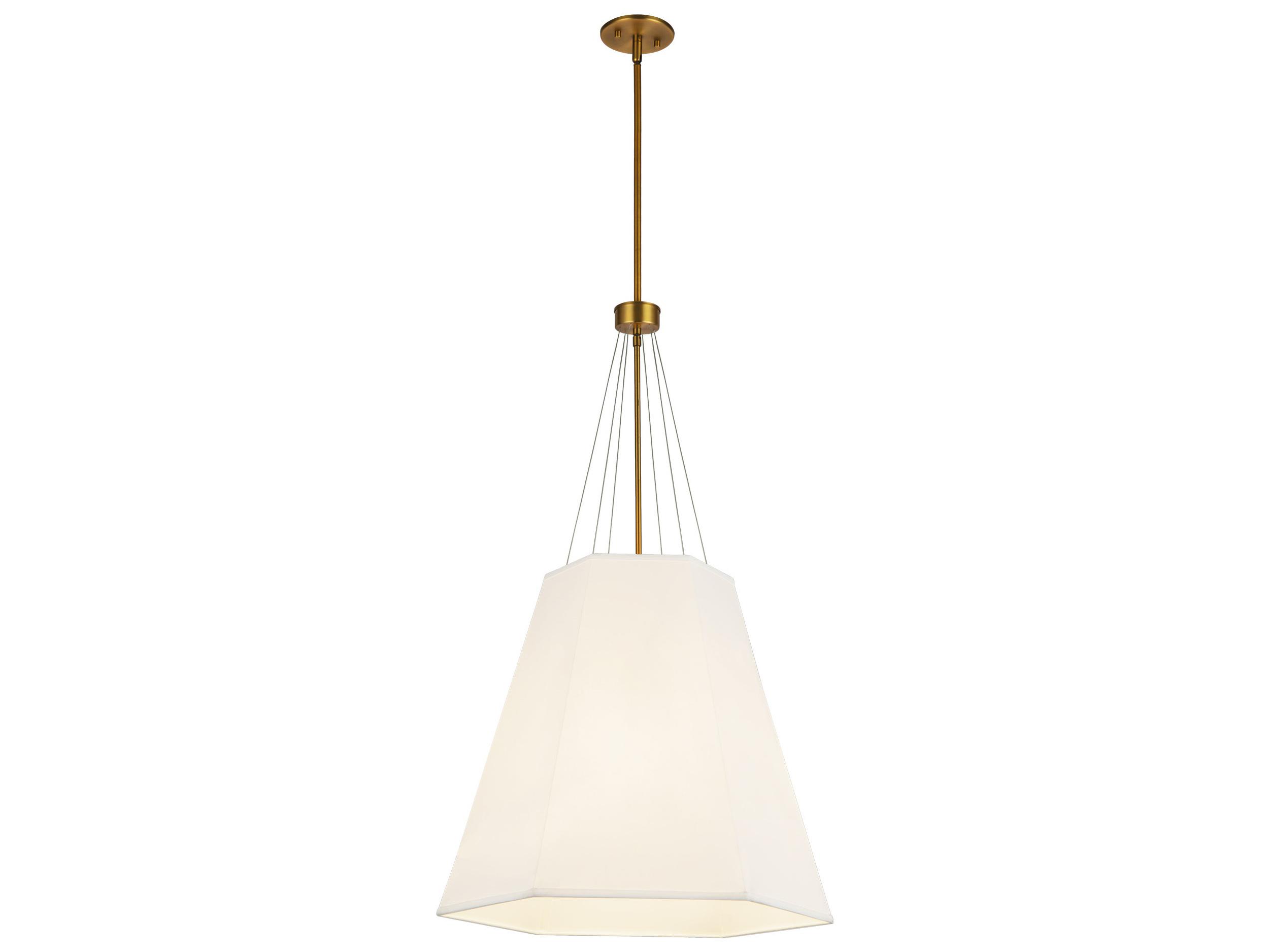 Alora Mood Manila 3-Light Aged Gold Pendant