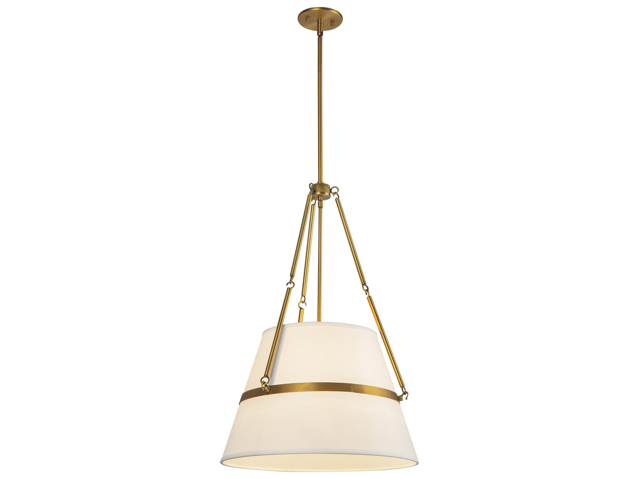 Alora Mood Oliver 1-Light Aged Gold Pendant